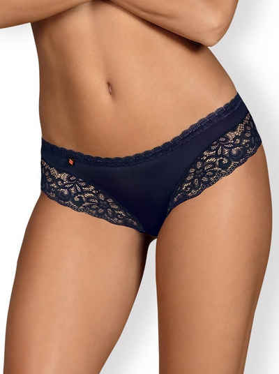 Obsessive Panty Shorties Drimera dunkelblau Panty mit Spitze elast (einzel, 1-St)