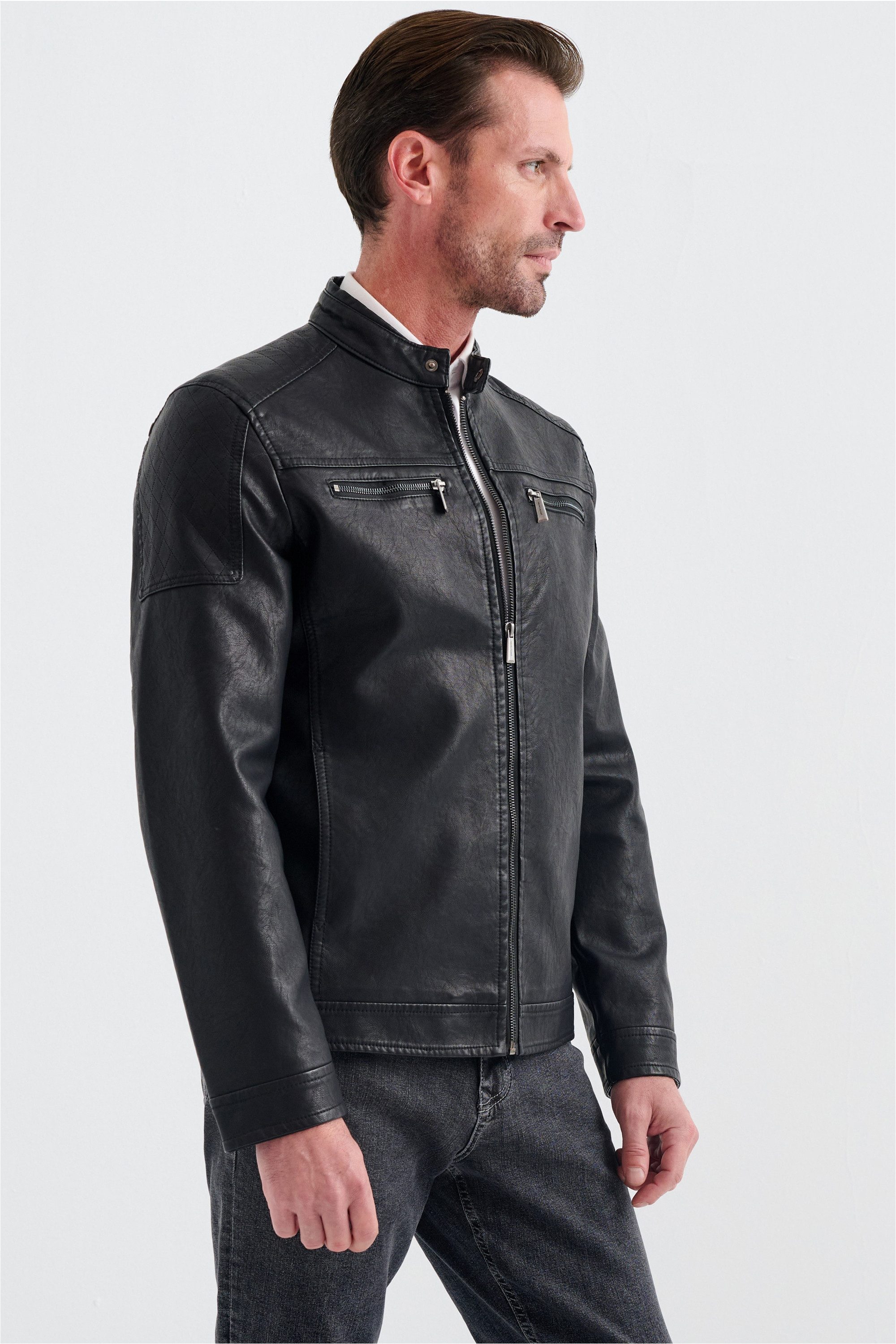 Pierre Cardin Lederimitatjacke Hadrien in Lederoptik