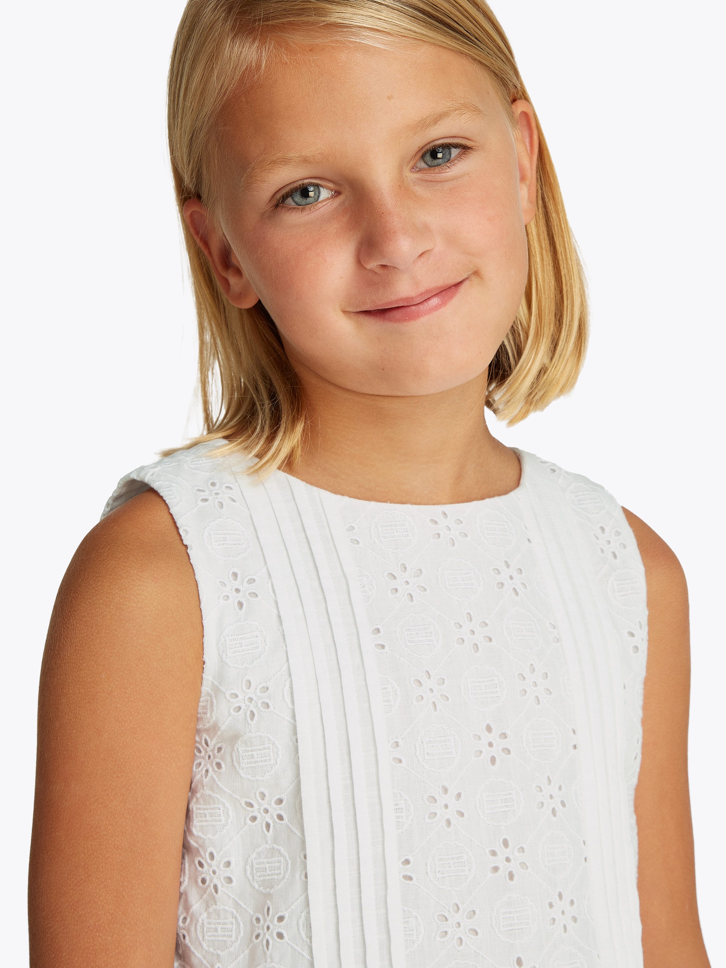 Tommy Hilfiger Sommerkleid EMBROIDERED COTTON DRESS günstig online kaufen