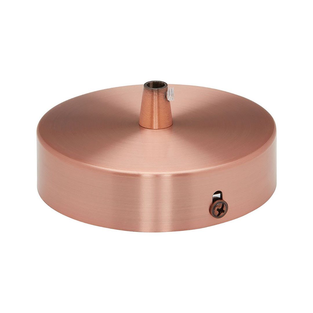 Girard Sudron Lampen-Verteiler Lampen Baldachin Metall 1-fach Kupfer, Ø: 10 cm x H: 2,5 cm