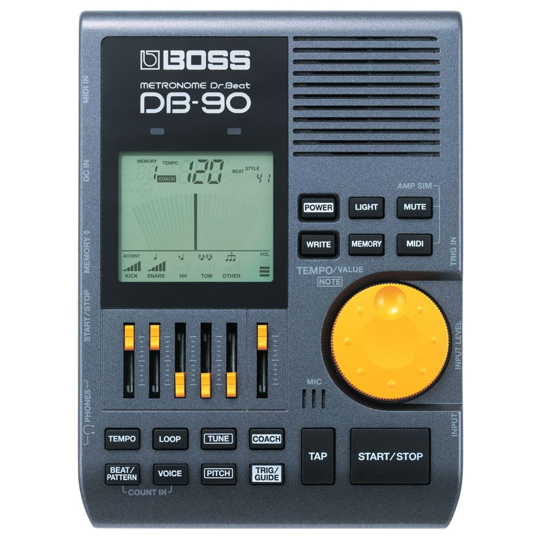 Boss by Roland Metronom Boss Metronom DB-90 Dr Beat, MIDI-Eingang