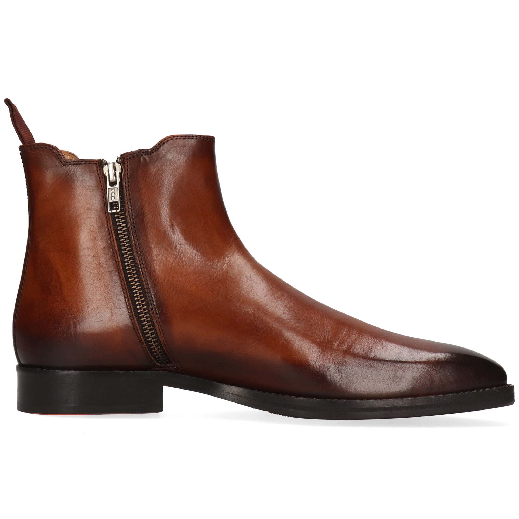 Melvin & Hamilton Lawrence 7 Leder-Stiefeletten für Herren Stiefelette Flache Absätze, Echtes Leder, Vegetabile Gerbung