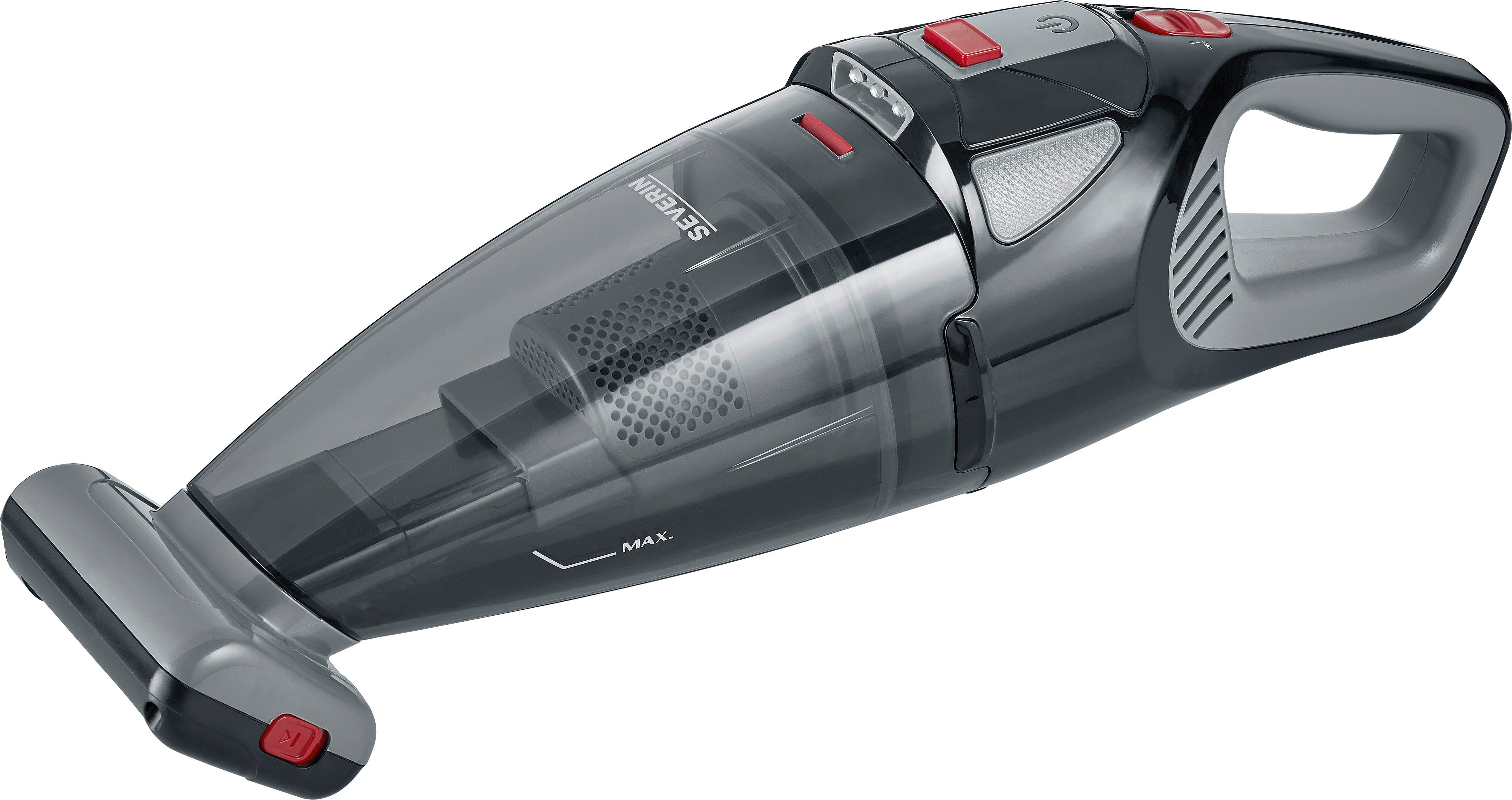 Severin Akku-Handstaubsauger HV 7147, 120 W, beutellos, mit Kombi-Zubehör