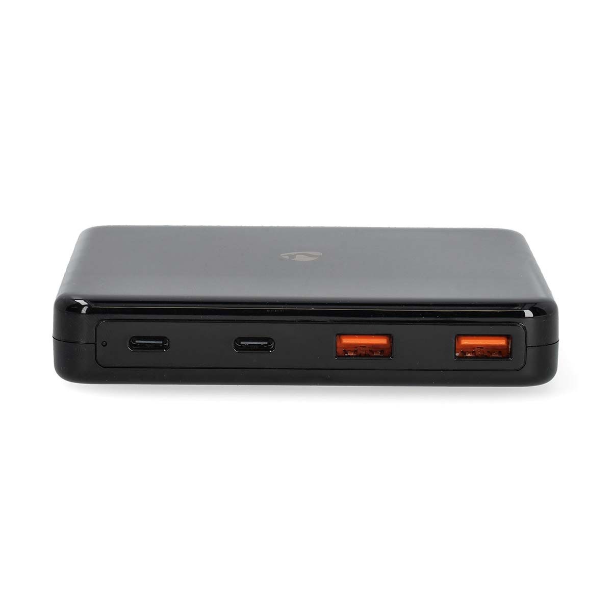 Nedis DCGPD65W100BK Universal-Ladegerät (1-tlg., 65 w gan ladegerät mit 2x usb c pd und 2x usb a. kompakt und effizient)