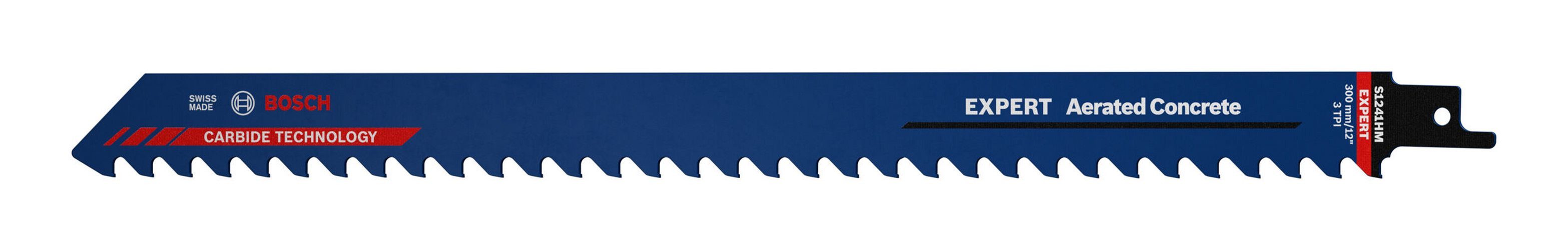 BOSCH Säbelsägeblatt Expert Aerated Concrete S 1241 HM (10 Stück), 10er-Pack