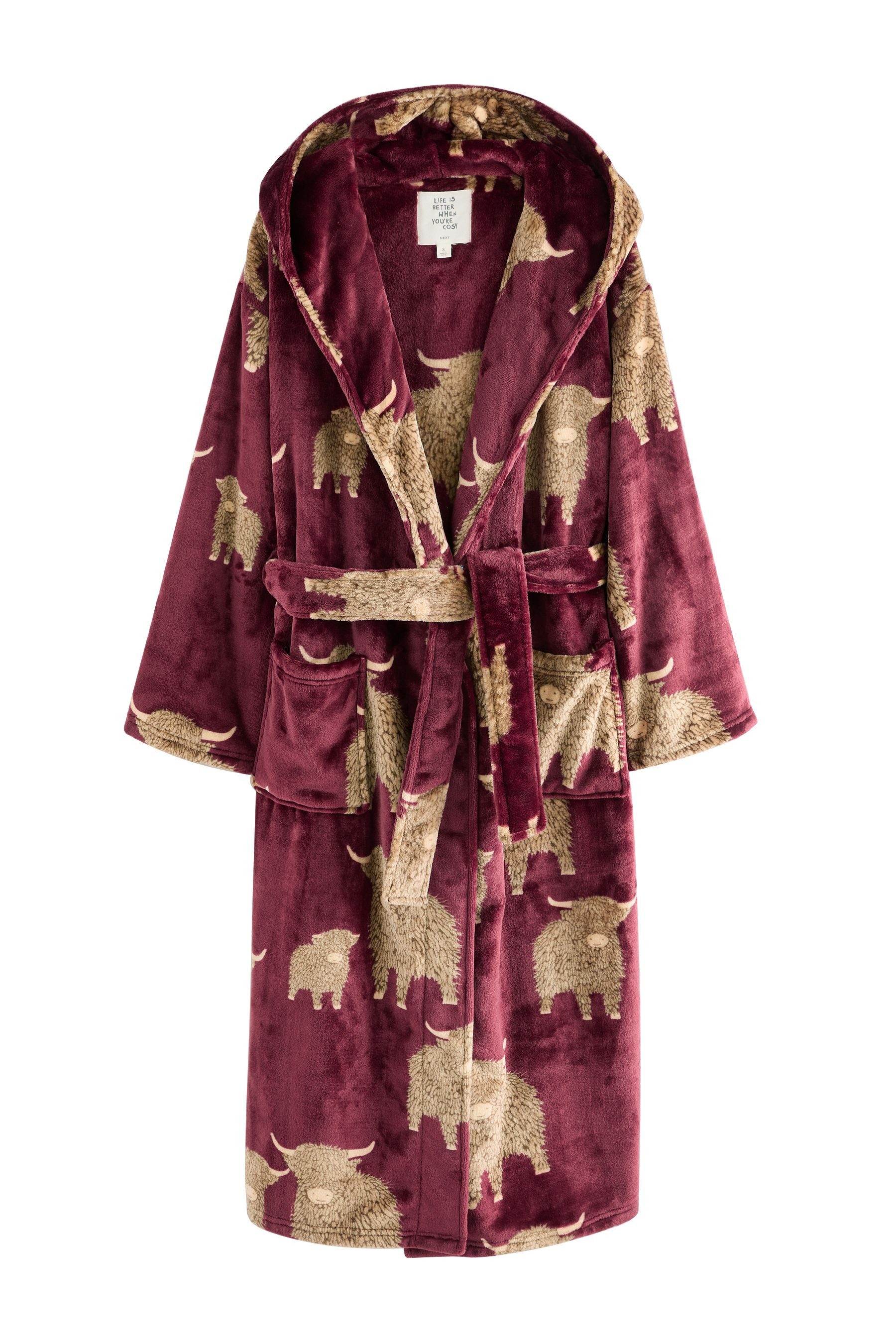 Next Damenbademantel Morgenmantel, Hamish, Polyester günstig online kaufen