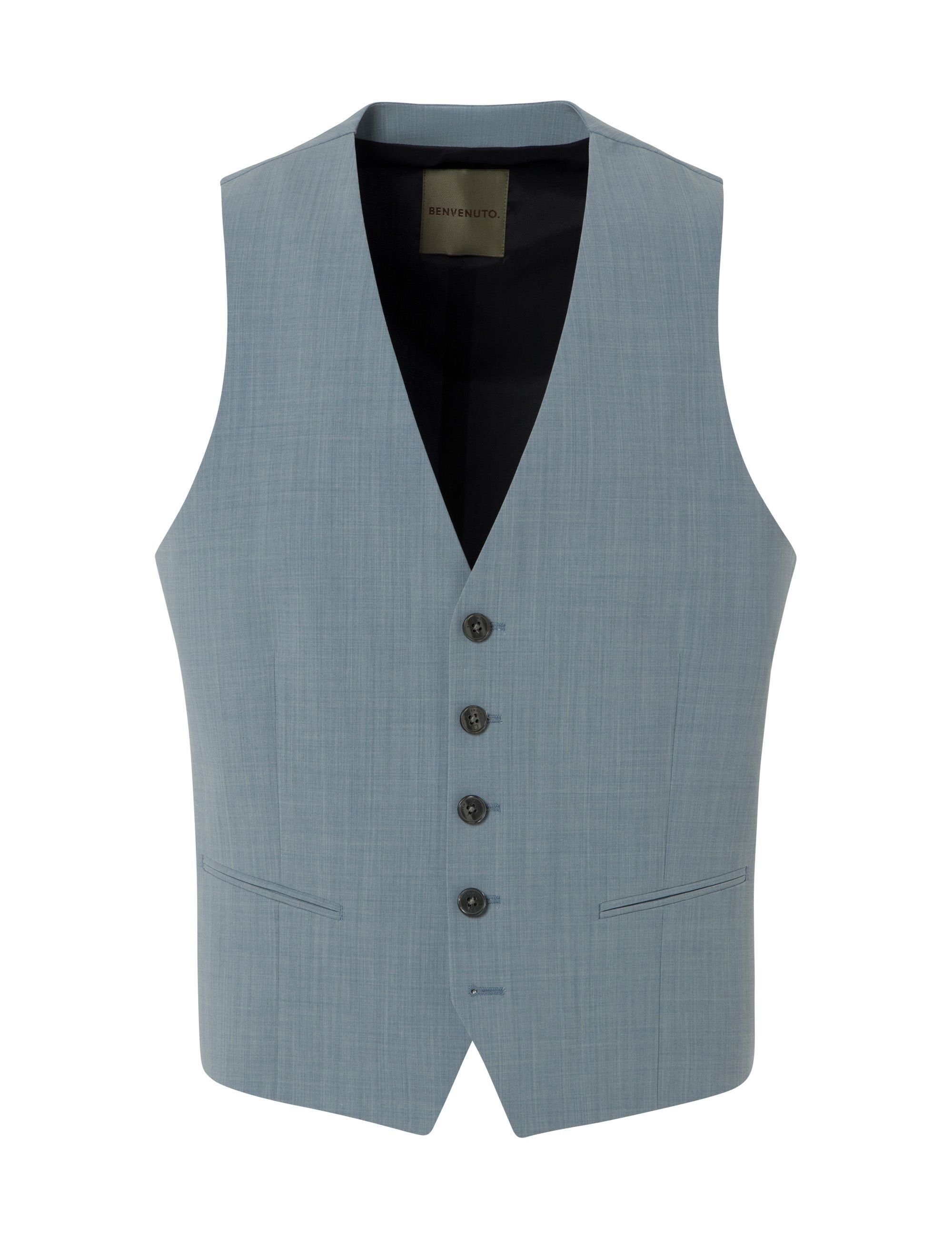 BENVENUTO. Anzugweste SECCHIA (1-tlg) im Slim-Fit