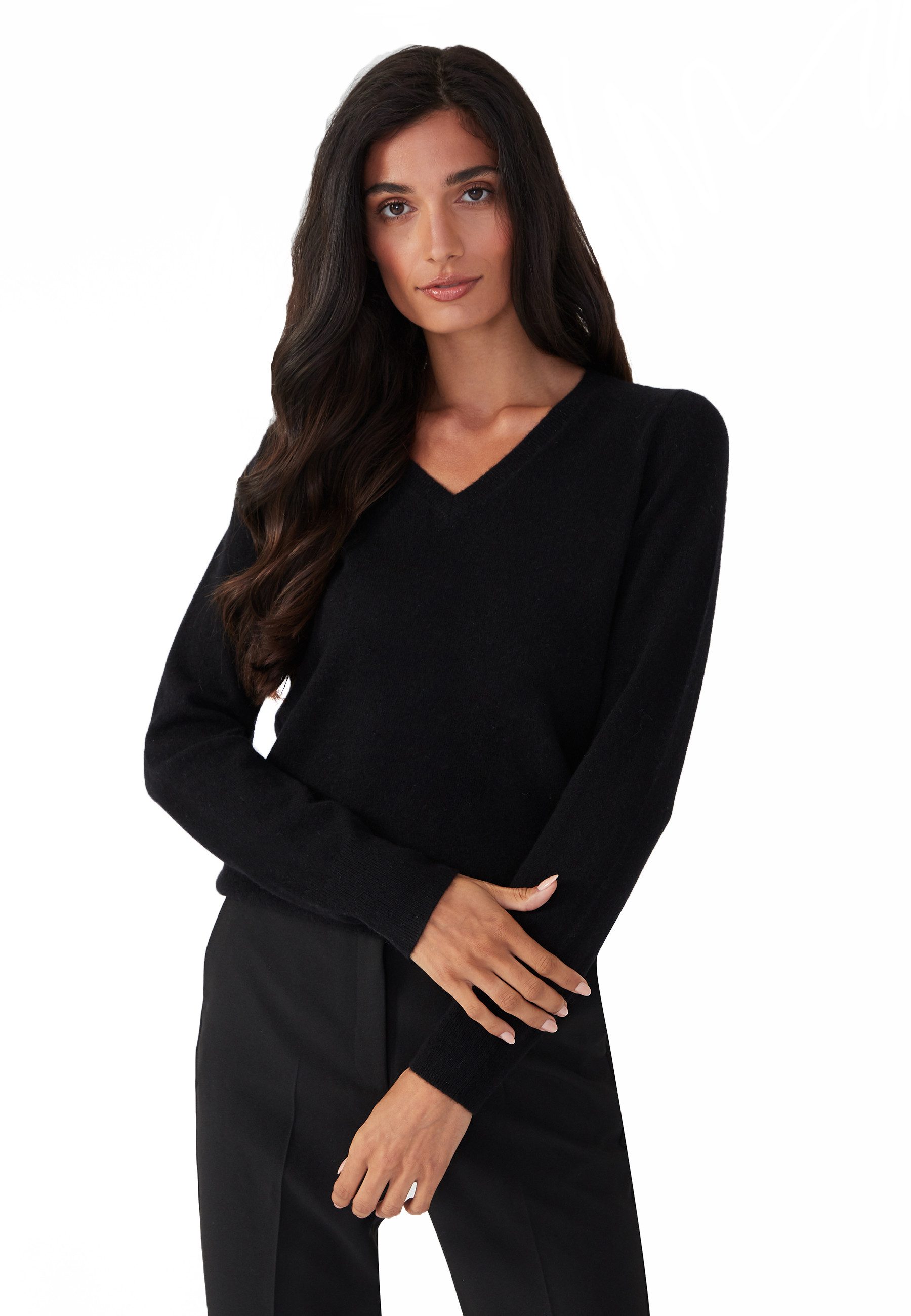 Style & Republic Kaschmirpullover Kaschmirpullover V-Neck Kaschmirpullover günstig online kaufen