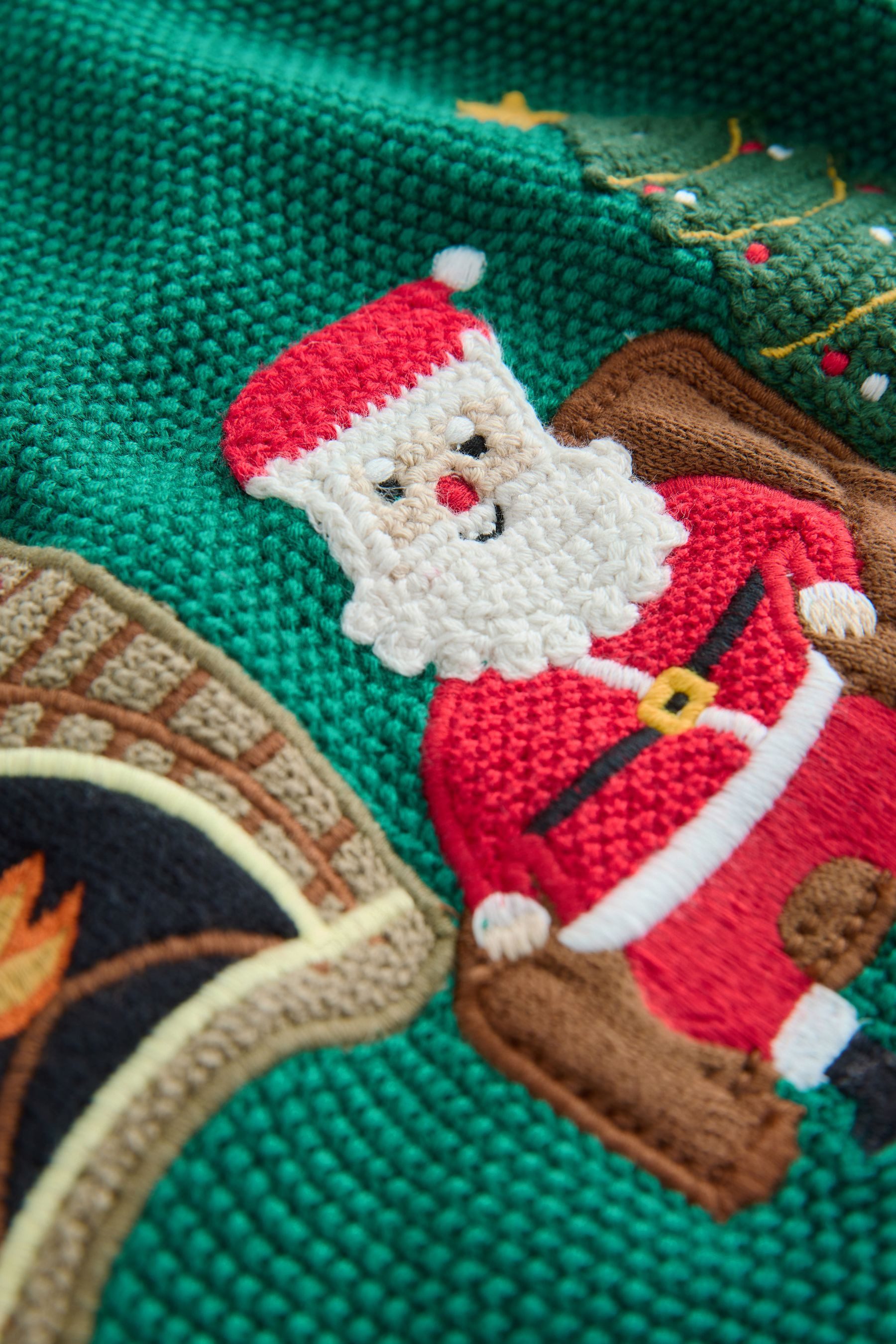 Next Weihnachtspullover Weihnachtlicher Strickpullover (1-tlg)