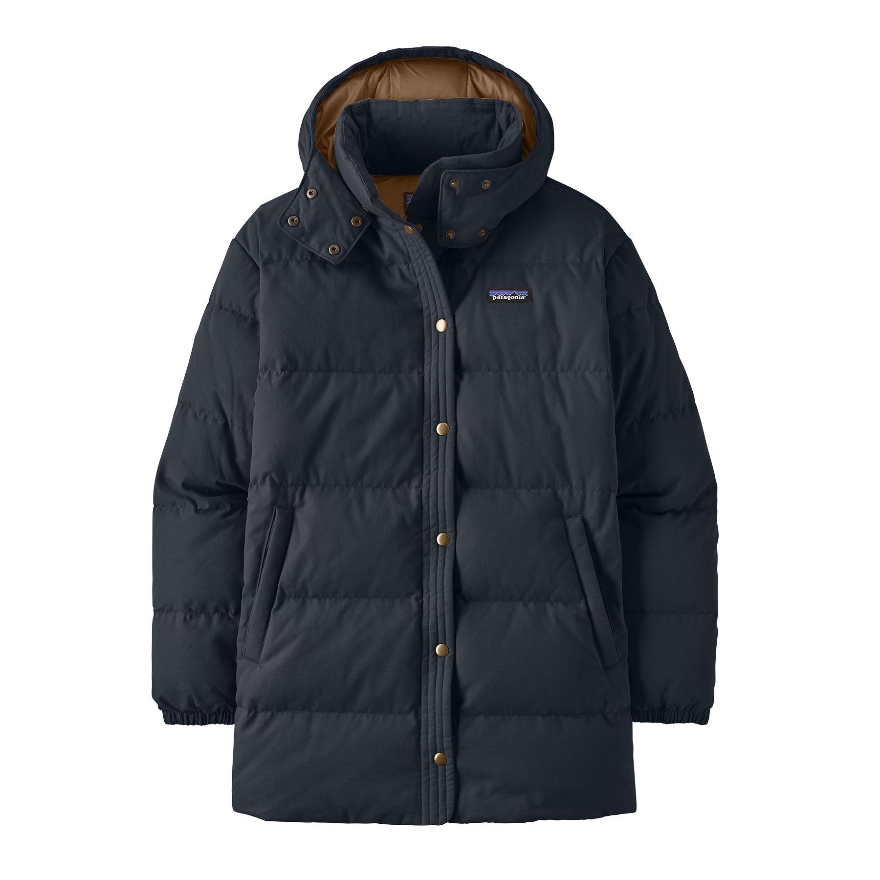 Patagonia Winterjacke Patagonia Damen Daunenmantel Cotton Down Parka pitch blue | Jacken