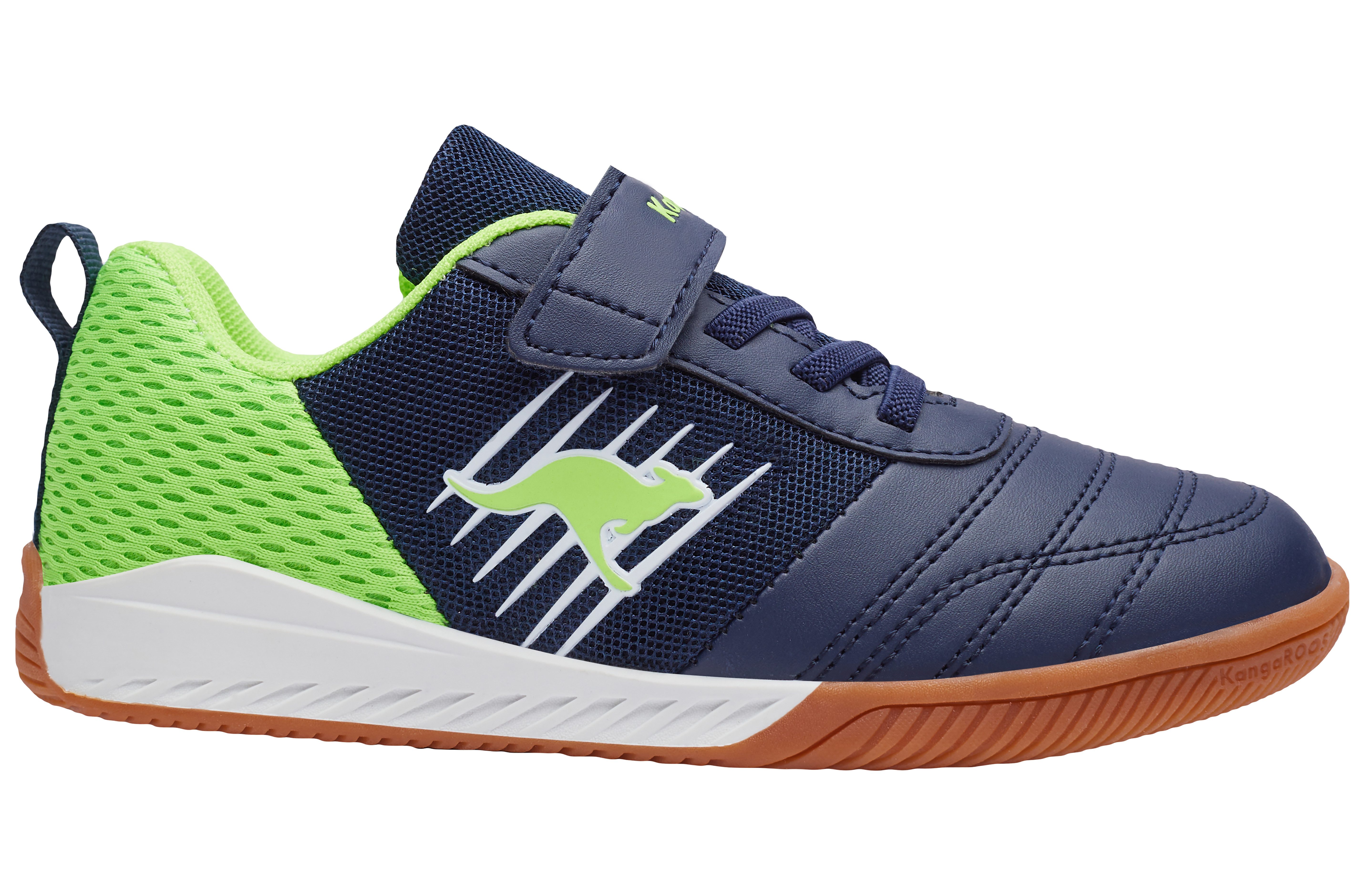 KangaROOS K5-SUPER COURT EV Hallenschuh Indoor Sportschuhe für Kinder und Jugendliche, mit Klettverschluss