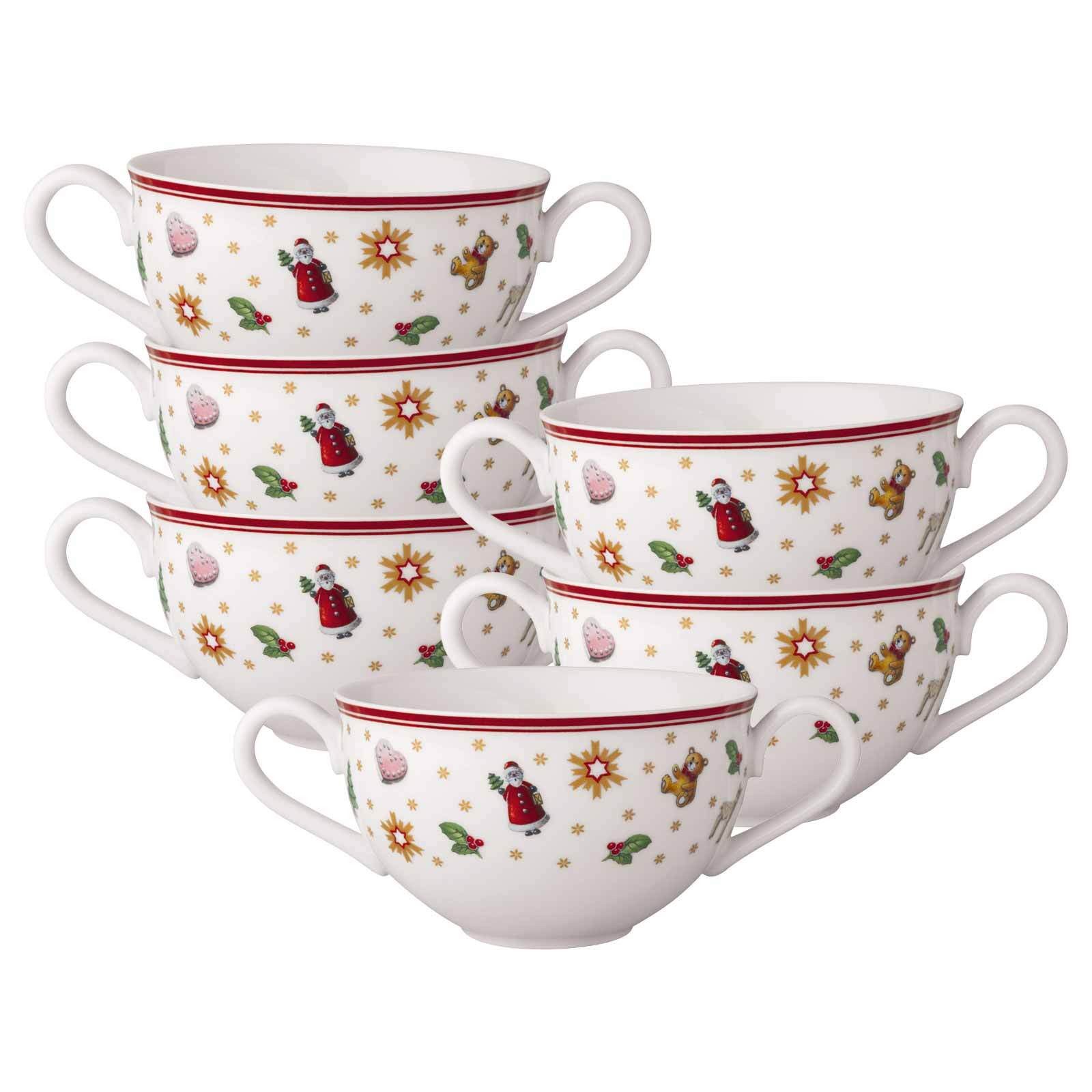 Villeroy & Boch Suppenteller Toy's Delight Suppentassen 250 ml 6er Set, (6 St)