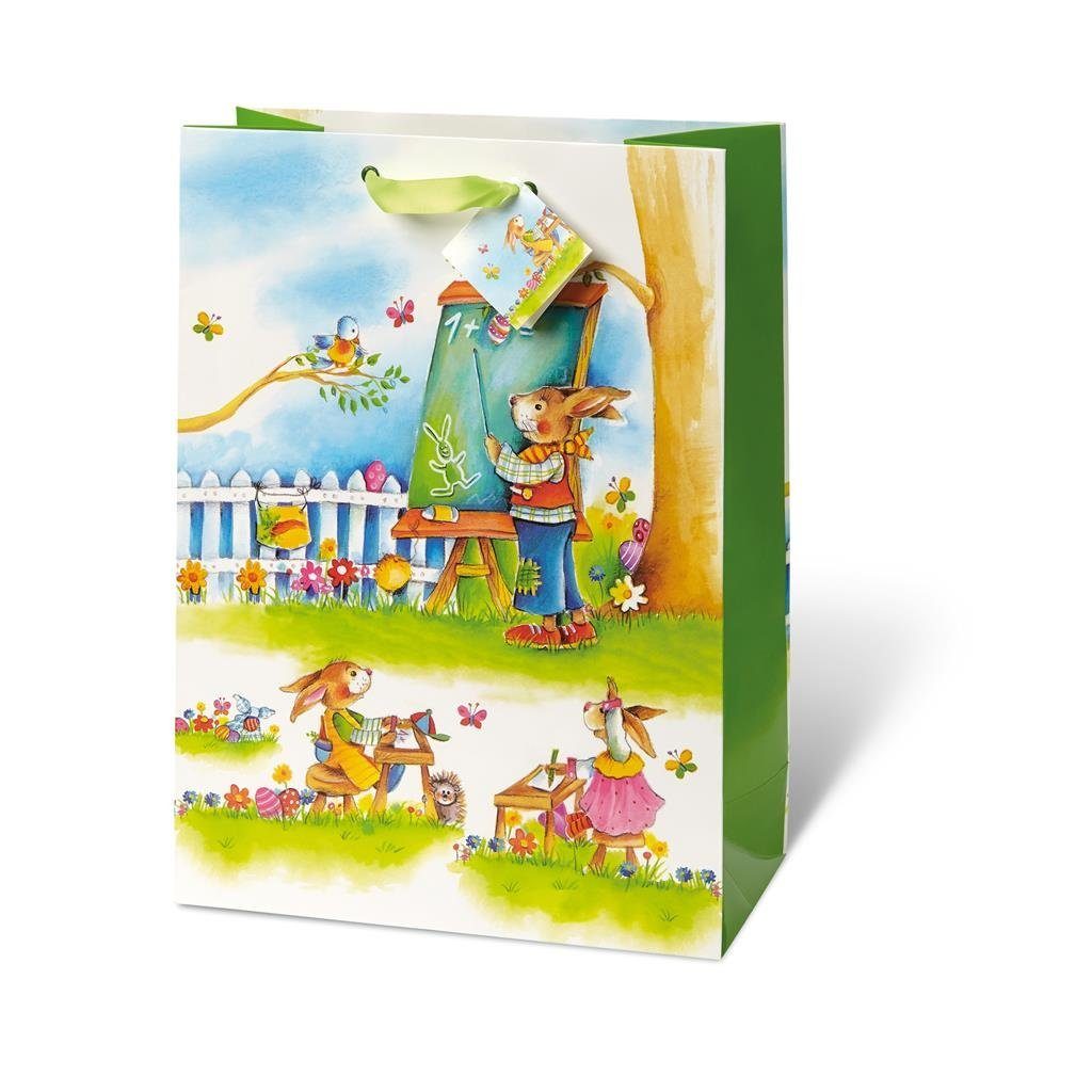 BSB Grußkarten Tasche groß Hasenschule - Ostertüte - A4-Format