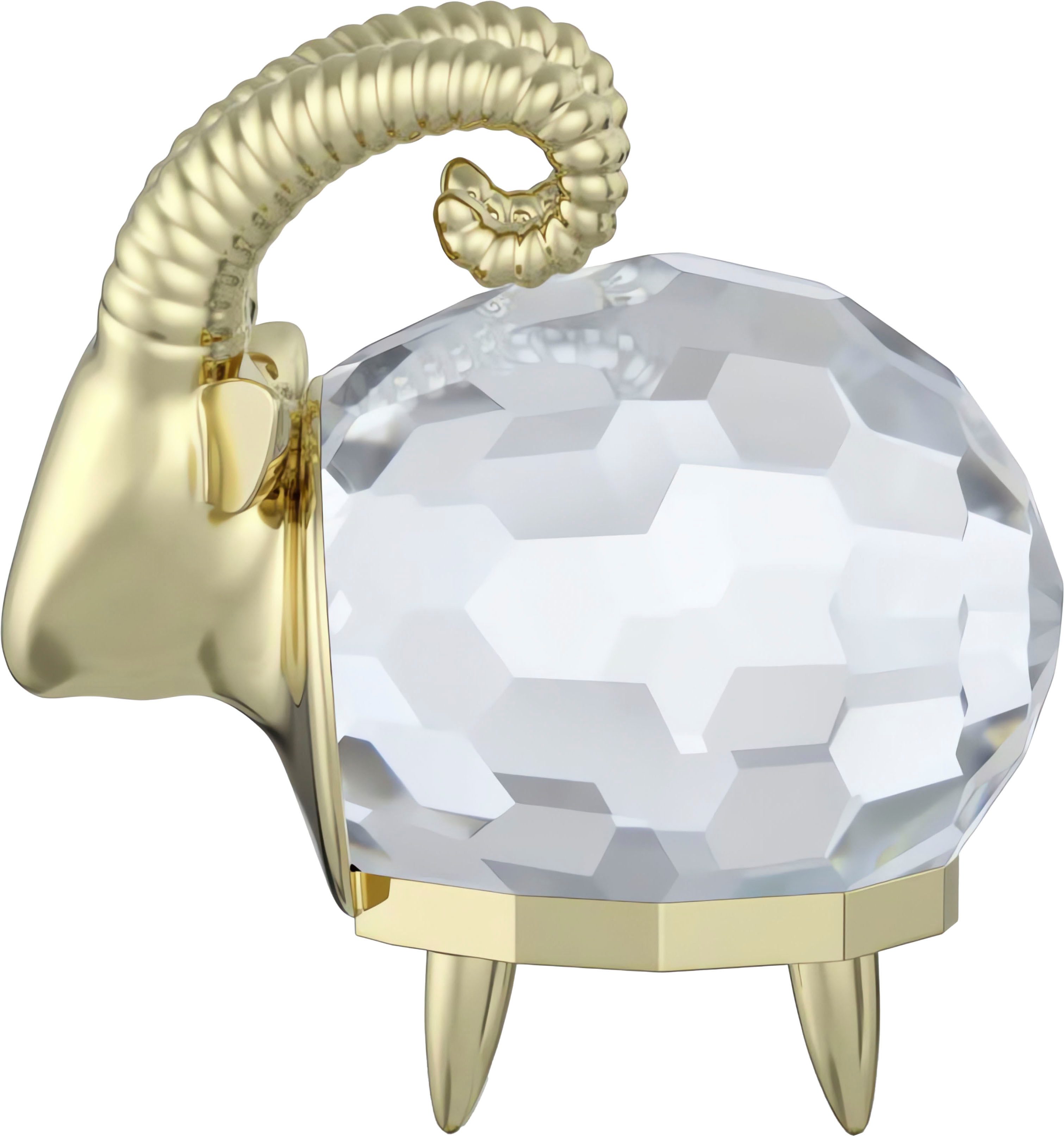 Swarovski Dekofigur Kristallfigur Sammelfigur Zodiac Steinbock (1 St), Swarovski® Kristall