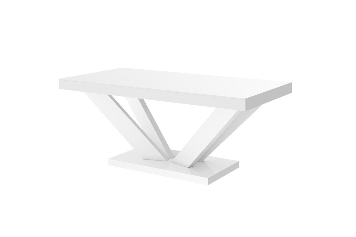 designimpex Couchtisch Design Couchtisch HV-222 Weiß Wohnzimmertisch Tisch Hochglanz Highgloss Hochglanz