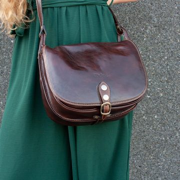 lePelou Handtasche LEANDRA, echt Leder, Made in Italy