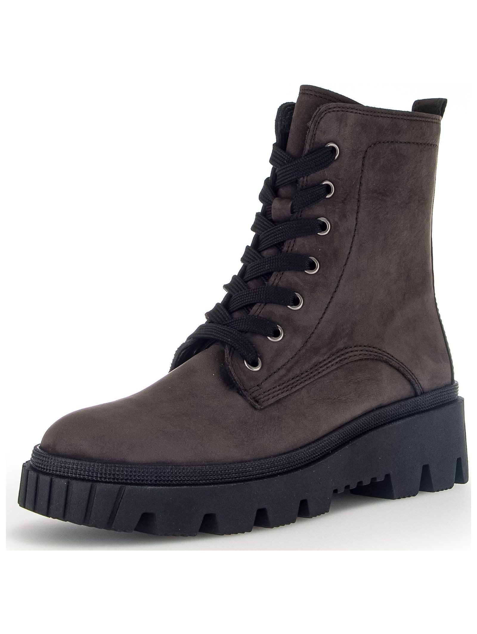 Gabor Stiefelette Nubukleder Schnürstiefelette
