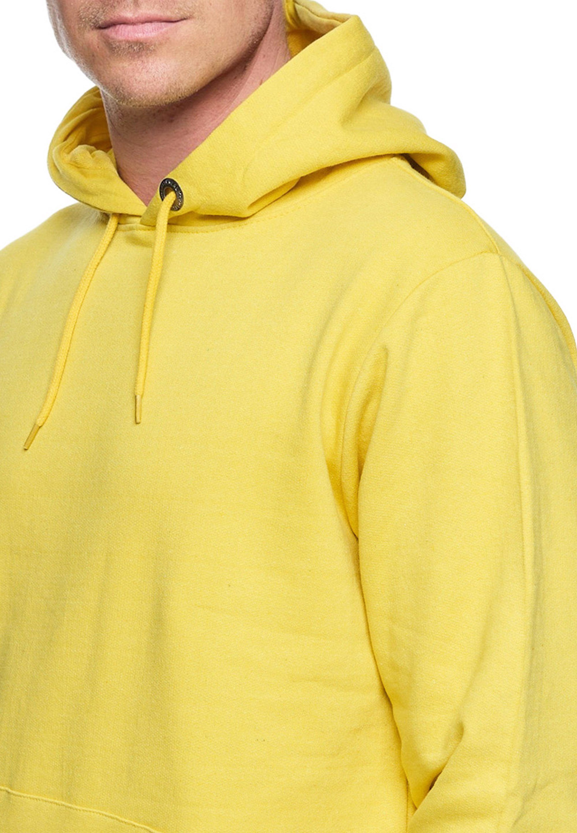 Fit-Passform Kapuzensweatshirt Rusty bequemer in Regular Neal gelb