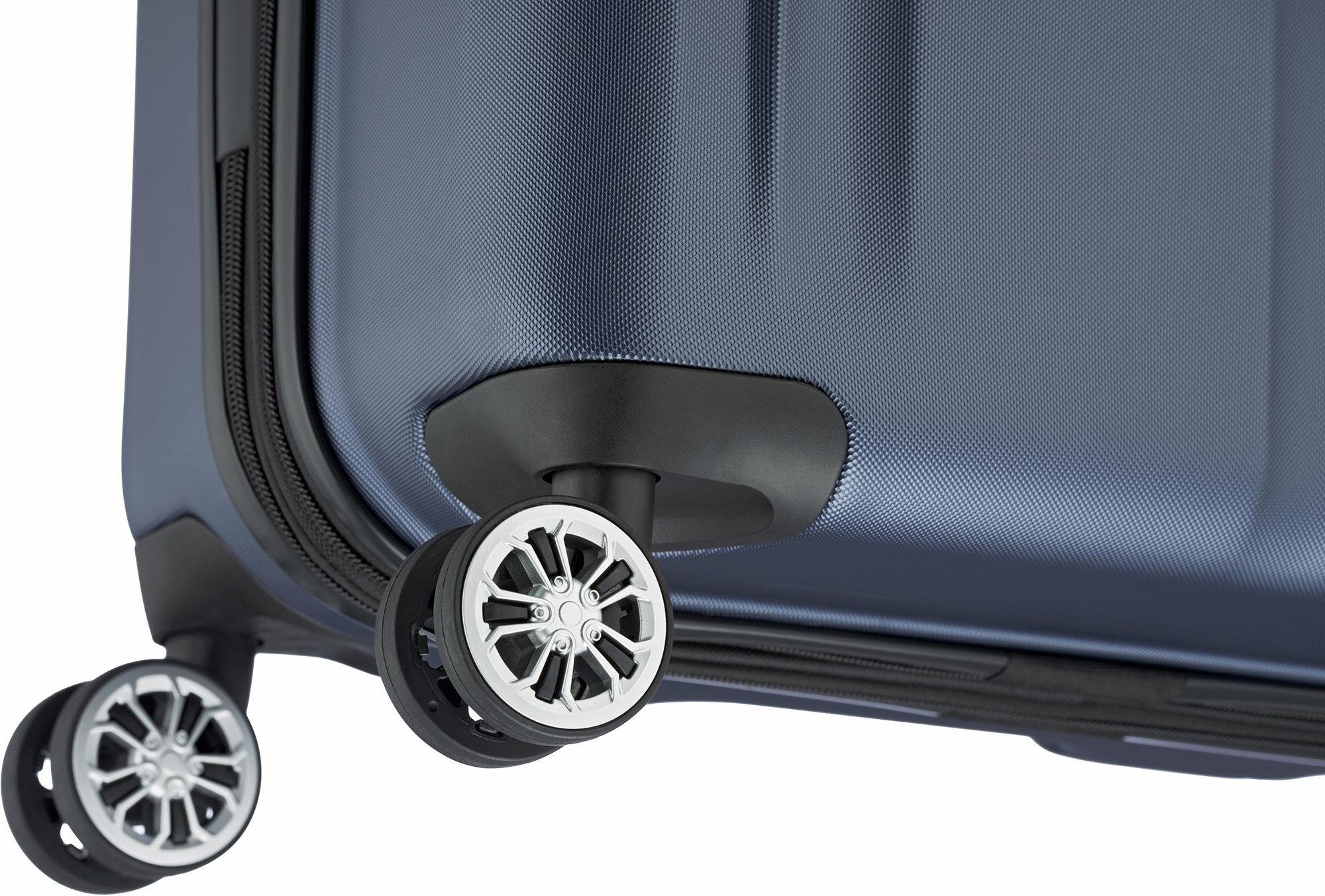 travelite Hartschalen-Trolley CITY Reisekoffer Hartschale, 4 Rollen, mit TSA-Schloss, robustes ABS Reisegepäck