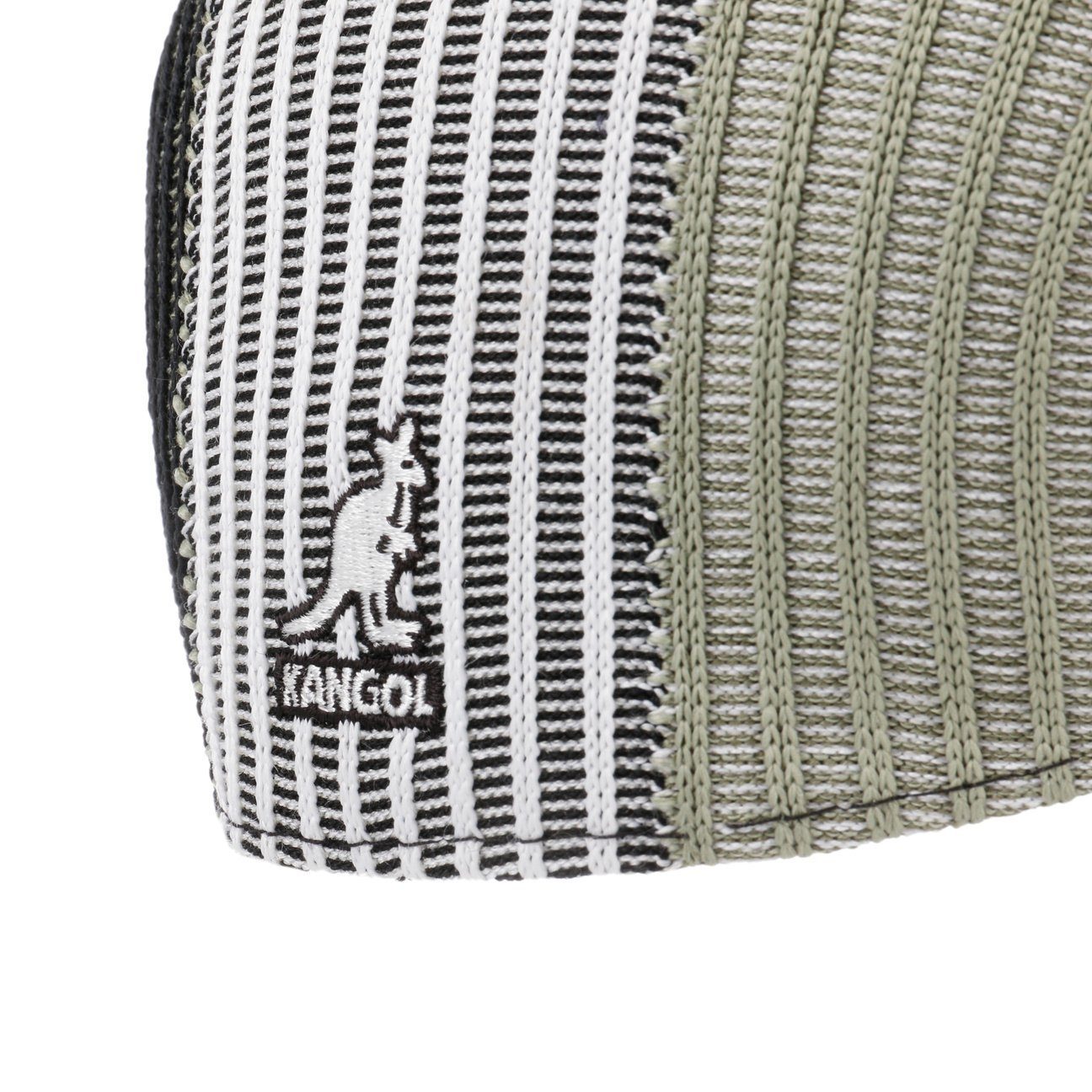 Kangol Flat Cap Schirmmütze (1-St) oliv Schirm mit