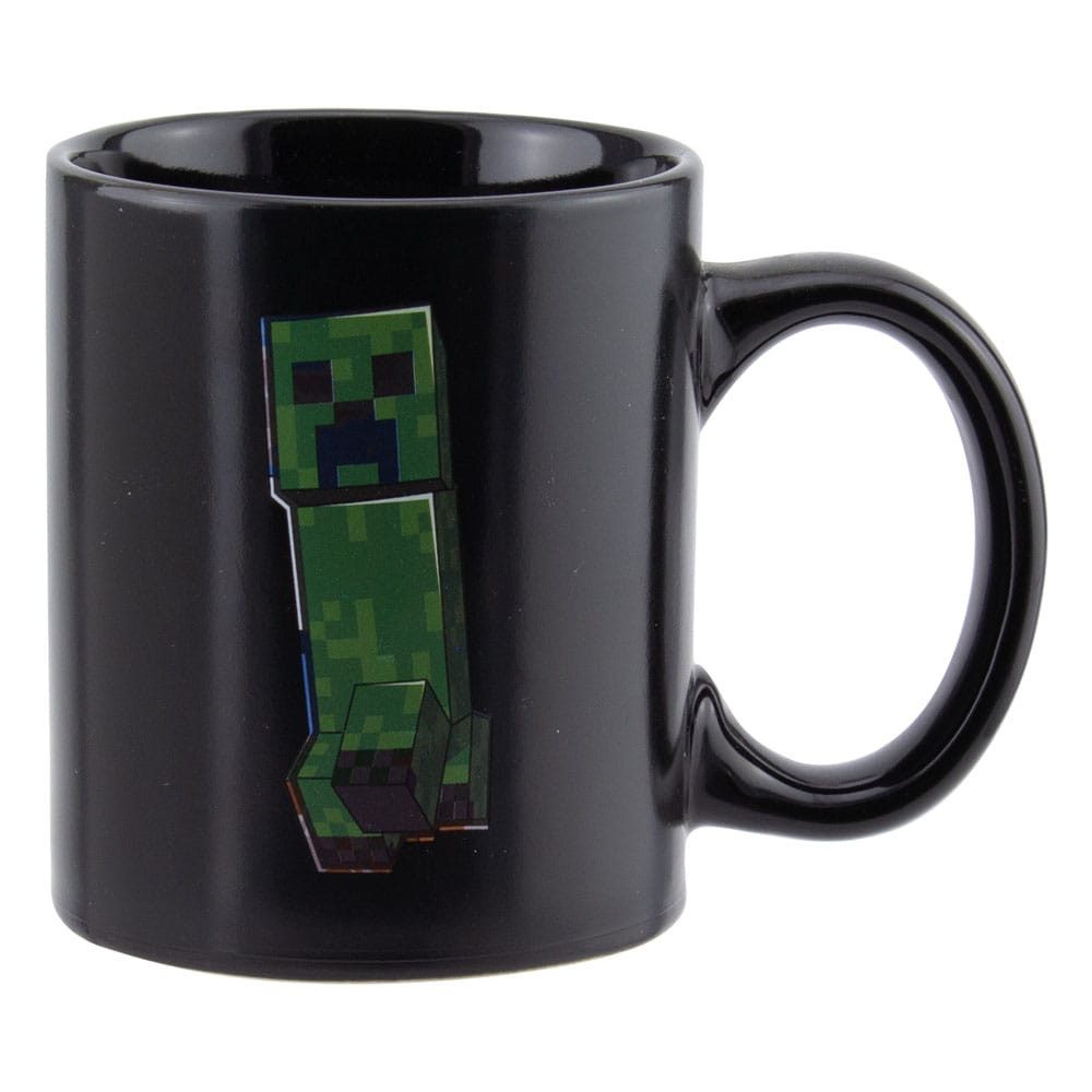 Paladone Tasse Minecraft Tasse mit Thermoeffekt Creeper