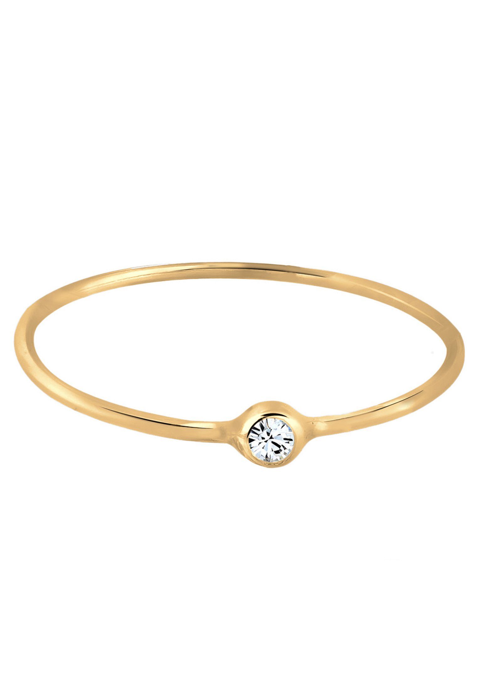Elli Fingerring Solitär Stapelring 925 Silber, günstig online kaufen