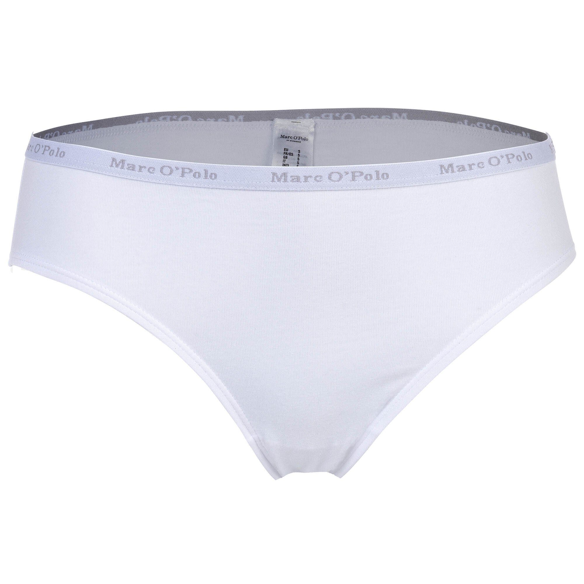 Cotton Slip, Slip 3er Damen O'Polo Marc Weiß Pack Slips, - Briefs,