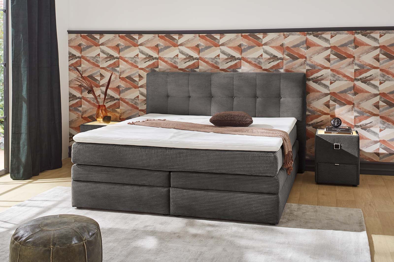 Jockenhöfer Gruppe Boxspringbett Amy, mit Bettkasten und Kaltschaum-Topper, günstig online kaufen