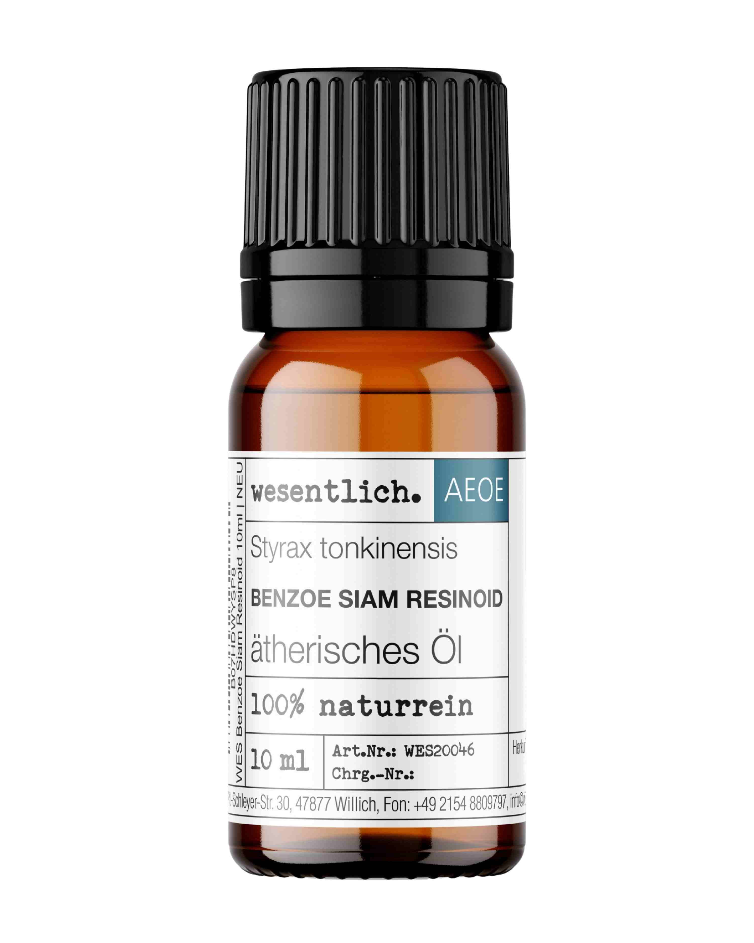 wesentlich. Duftöl Benzoe Siam Resinoid 10ml - ätherisches Öl