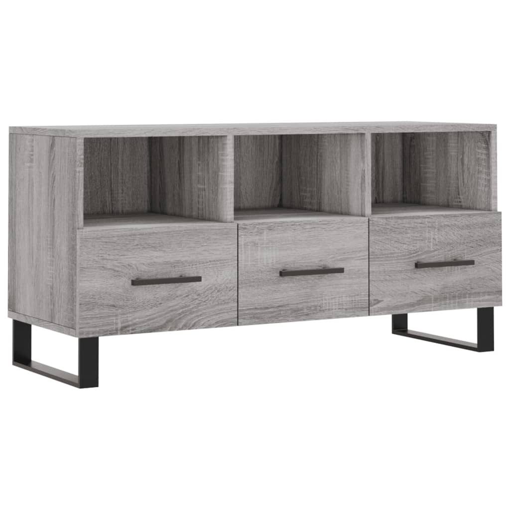 vidaXL TV-Schrank TV-Schrank Grau Sonoma 102x36x50 cm Spanplatte günstig online kaufen