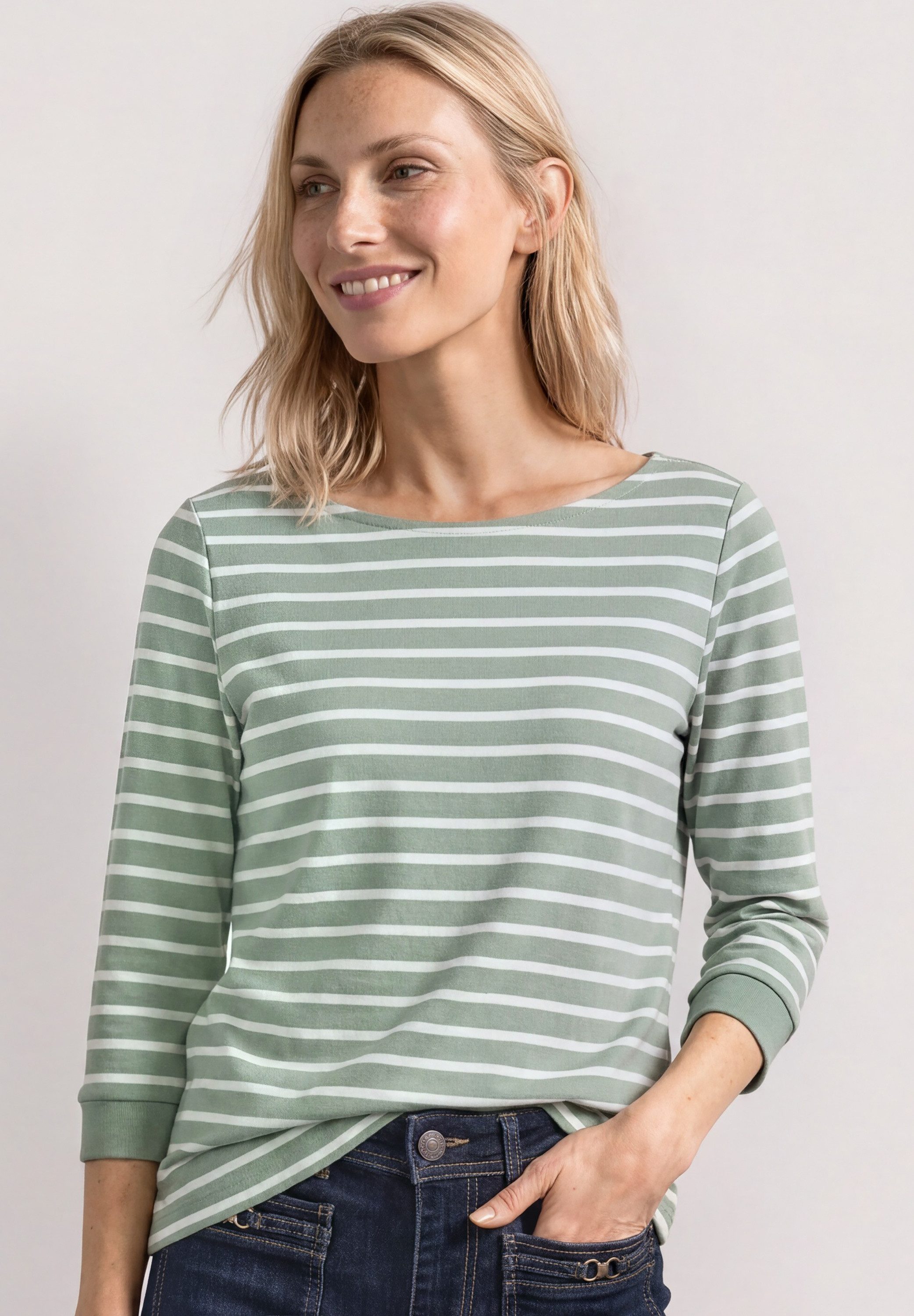 STREET ONE 3/4-Arm-Shirt mit 3/4 Ärmeln
