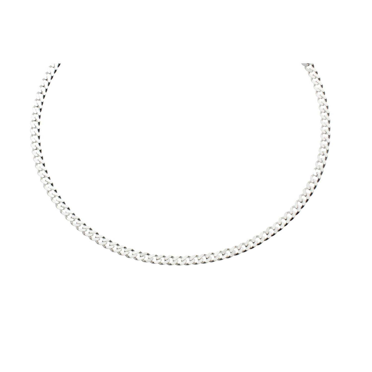 LUCARDI Gliederkette Halskette - 925 Silber - Silber - Herren