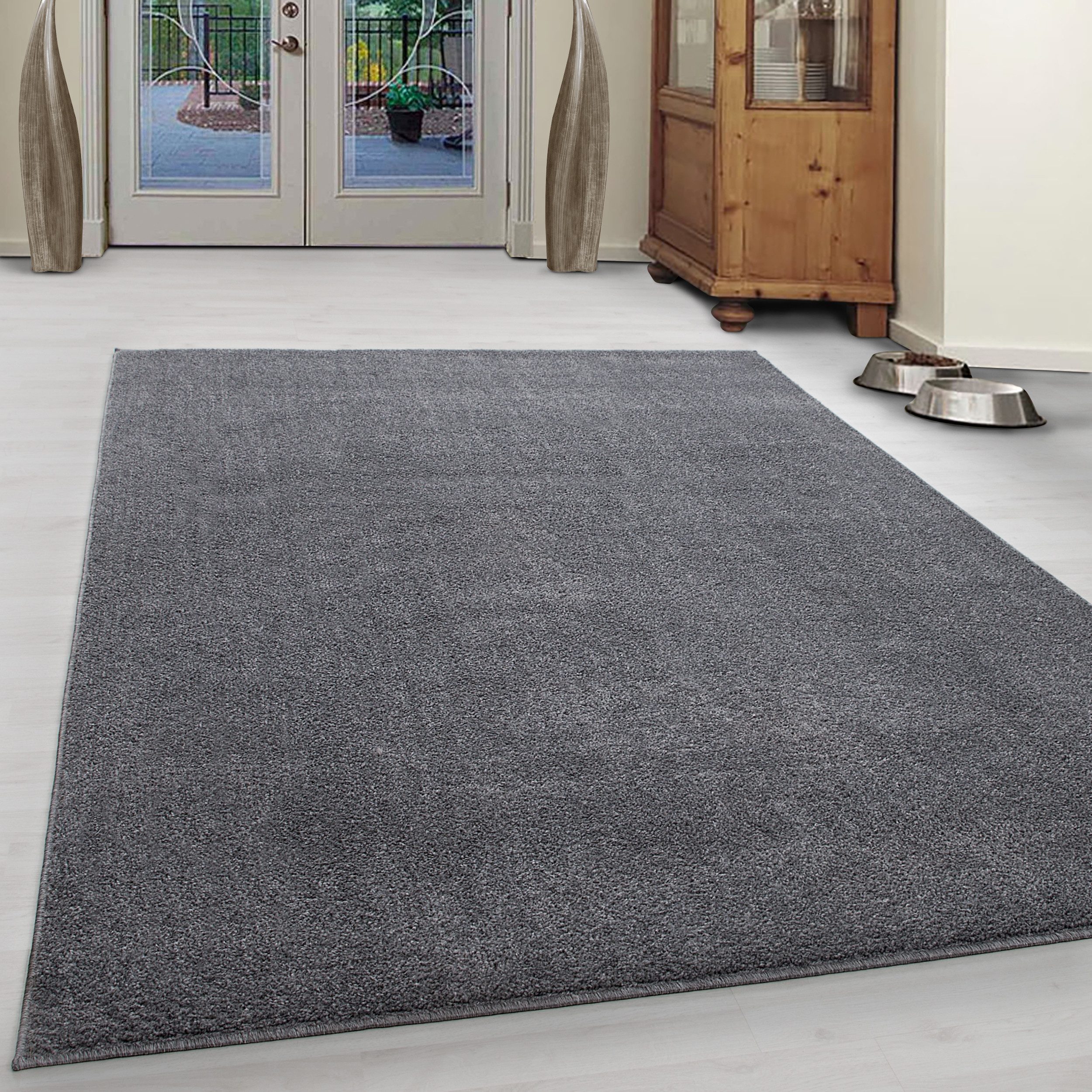 KADIMA DESIGN Teppich Kurzflor Uni Polypropylen günstig online kaufen