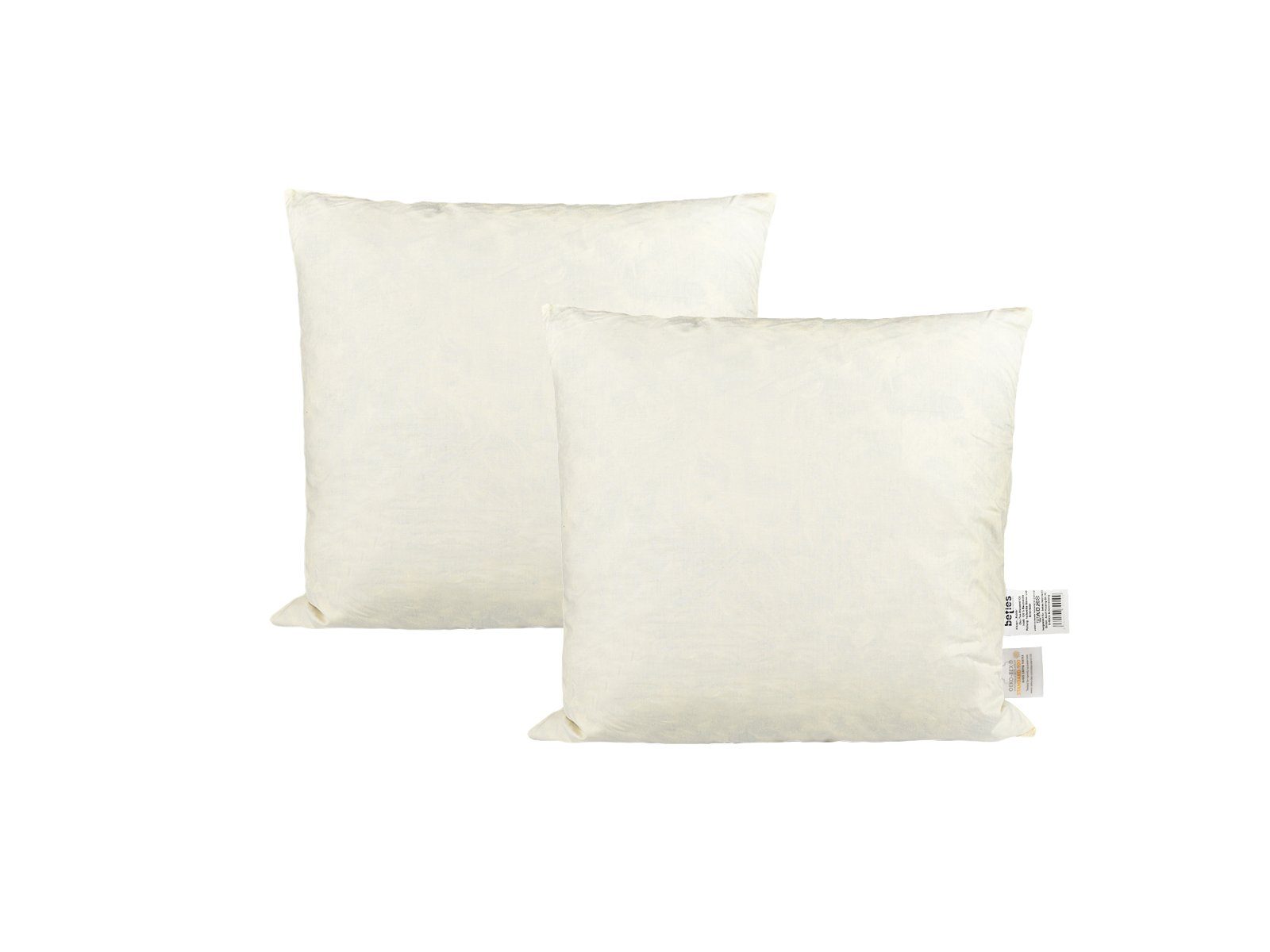 beties Federkissen Publik 2er Set, Füllung: 100% Federn, Bezug: Baumwolle, günstig online kaufen