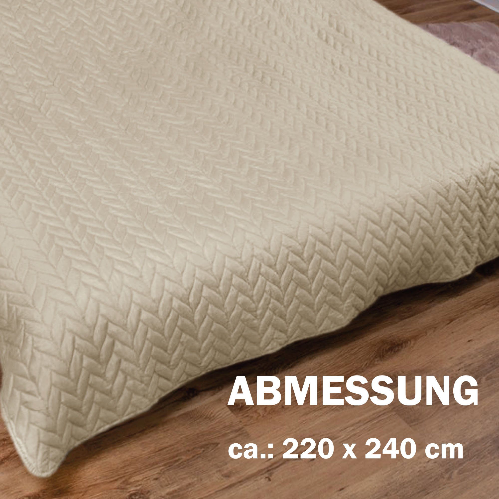 Bestlivings Tagesdecke Bettüberwurf gesteppt, XXL Sofaüberwurf günstig online kaufen