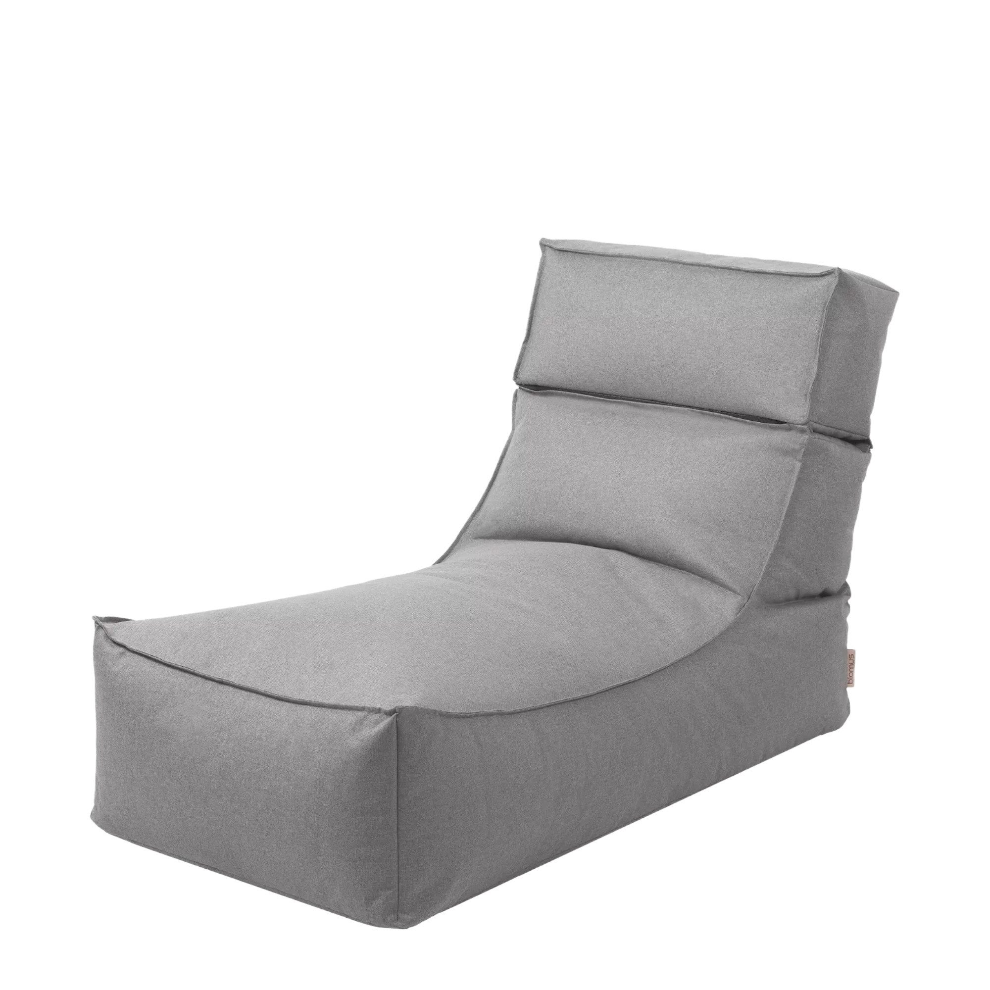 blomus Loungesofa Blomus Outdoor-Lounger STAY inkl. GRATIS Schutzhülle Stone 60 x 120 cm