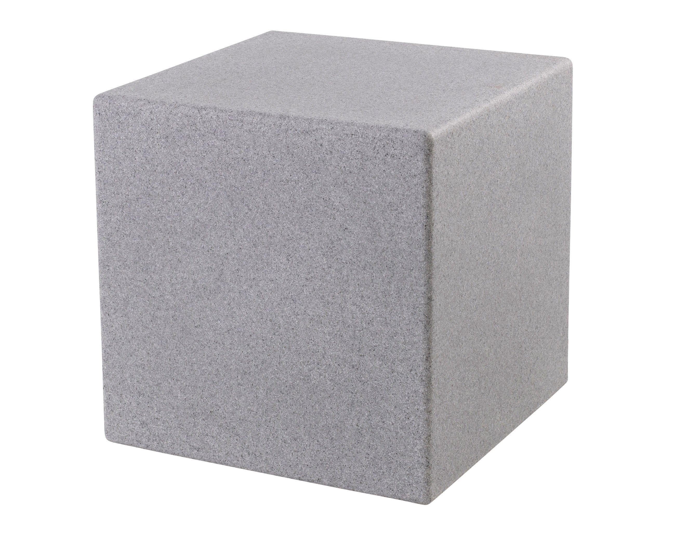 8 seasons design LED Würfel Shining Cube, LED WW, LED wechselbar, Warmweiß, 33 cm stein für In- und Outdoor Stone