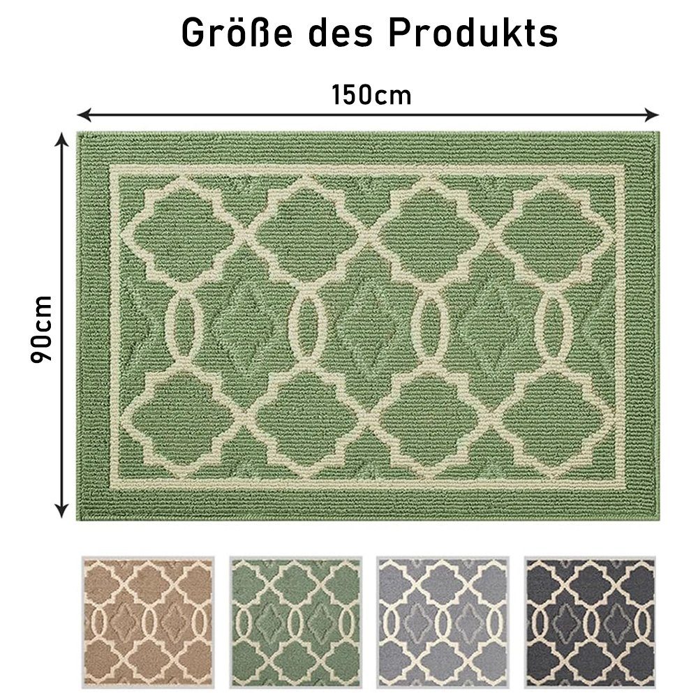 NUODWELL Fußmatte Fußmatte Innen, Waschbar Schmutzfangmatte rutschfest Stau günstig online kaufen