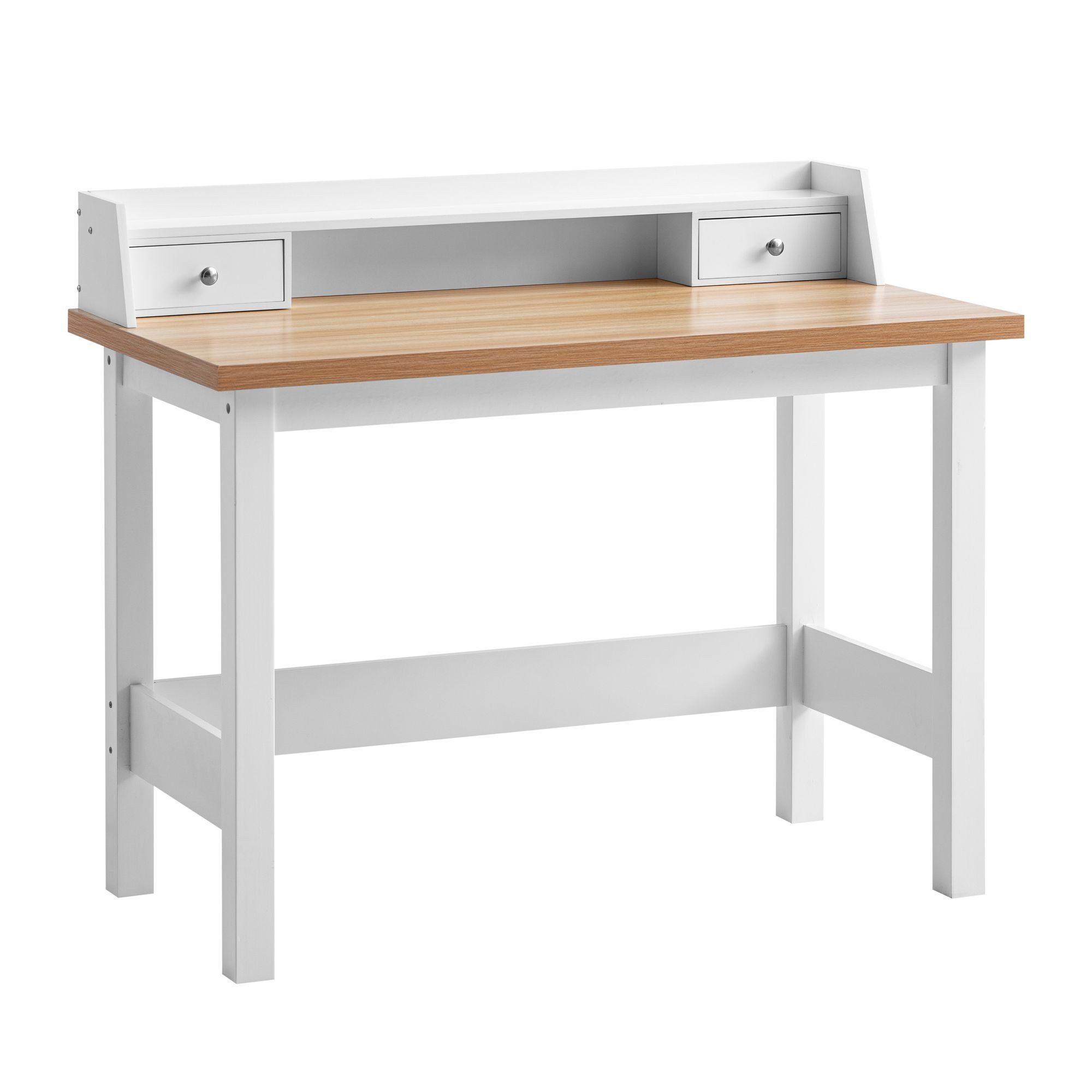 FINEBUY Schreibtisch FB107875 (106x53x90 cm Weiß, günstig online kaufen