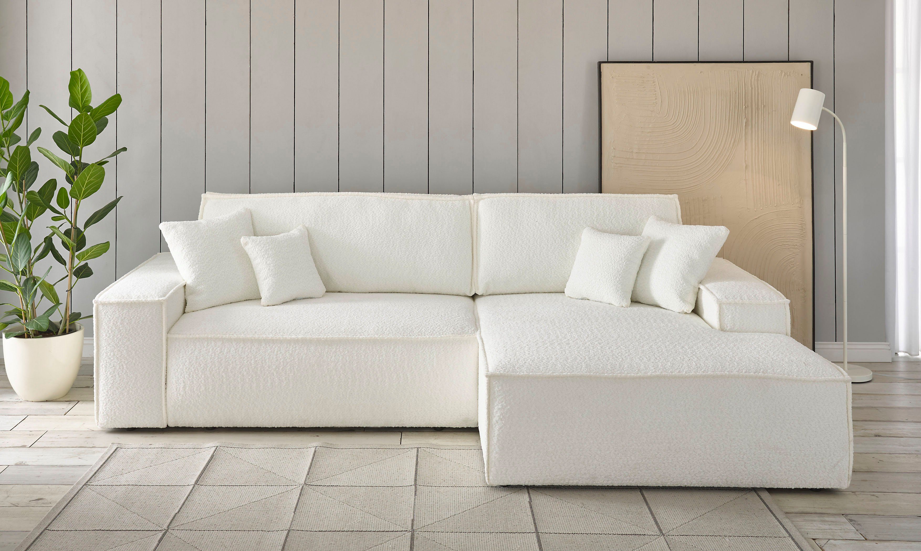 andas Ecksofa Finnley Schlafsofa 267 cm günstig online kaufen