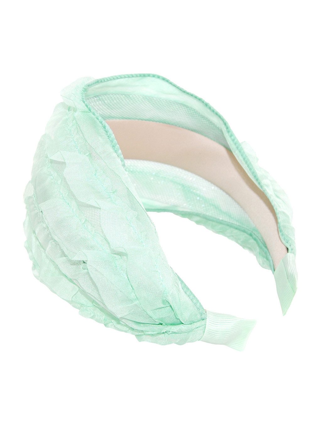 axy Haarreif breiter Haarreif aus mehrlagigem Chiffon im modischen Design, modisch Damen Haareifen Haarband