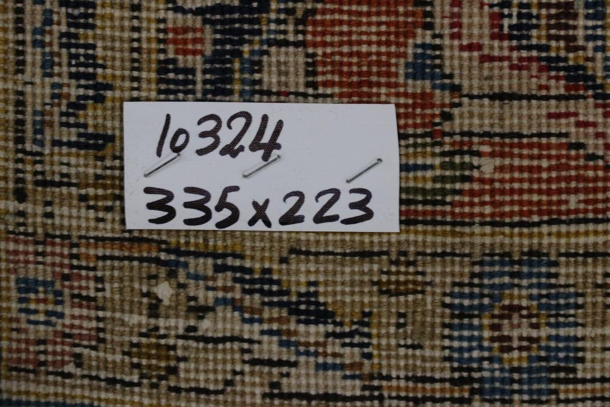 Orientteppich Handgeknüpfter 224x336 / Höhe: Täbriz rechteckig, Orientteppich 10 Trading, Perserteppich, mm Nain