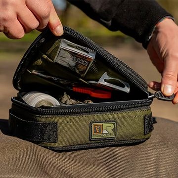 FOX International Tragetasche Fox R Series Zubehörtasche Rigid Lead Bits Bag, Mit starren Trennwandeinsätzen ausgestattet, Kompaktes Design, sodass Sie in die meisten Tackletaschen passt, In der einzigartigen Fox Camo-Tarnfarbe, Polyestertragegriffe an mehreren Seiten, Maße: 18.5cm x 14.5cm x 7cm