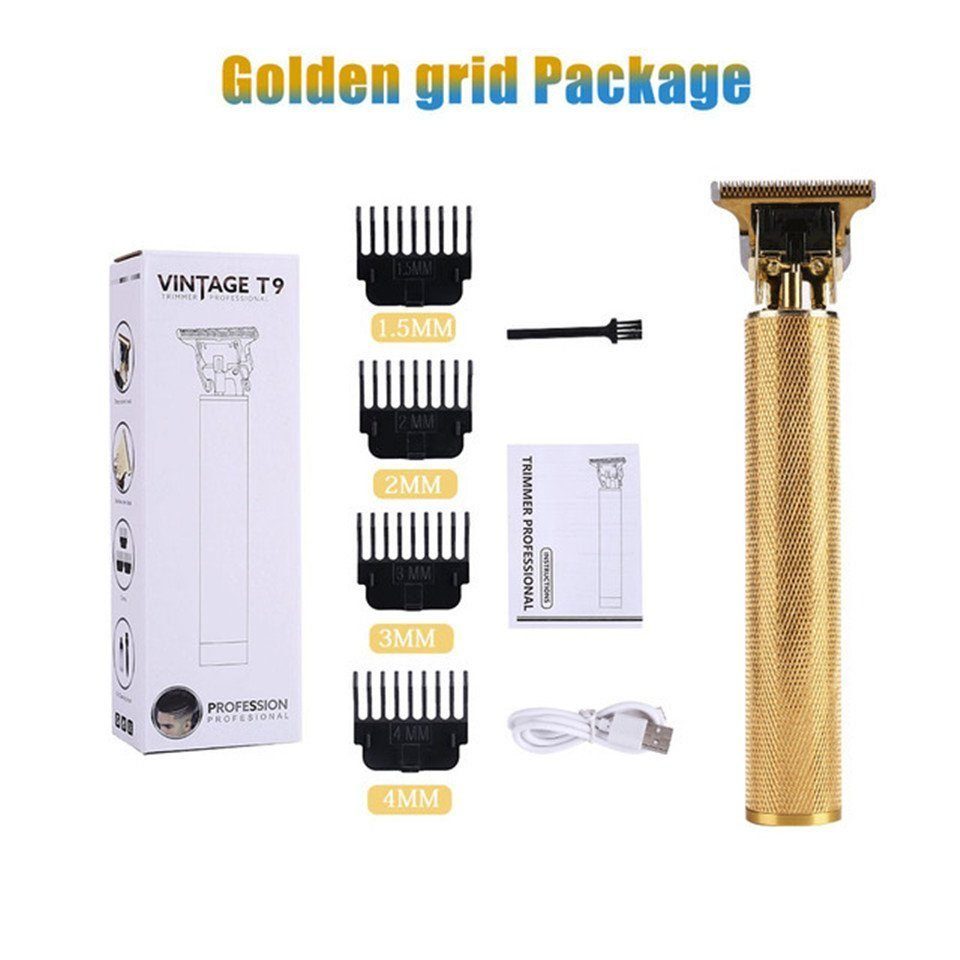 autolock Haarschneider Profi Haarschneider Haarschneidemaschine T-Blade Haarschneider Set, Ein-Knopf-Start. Rutschfestes Metallskelett