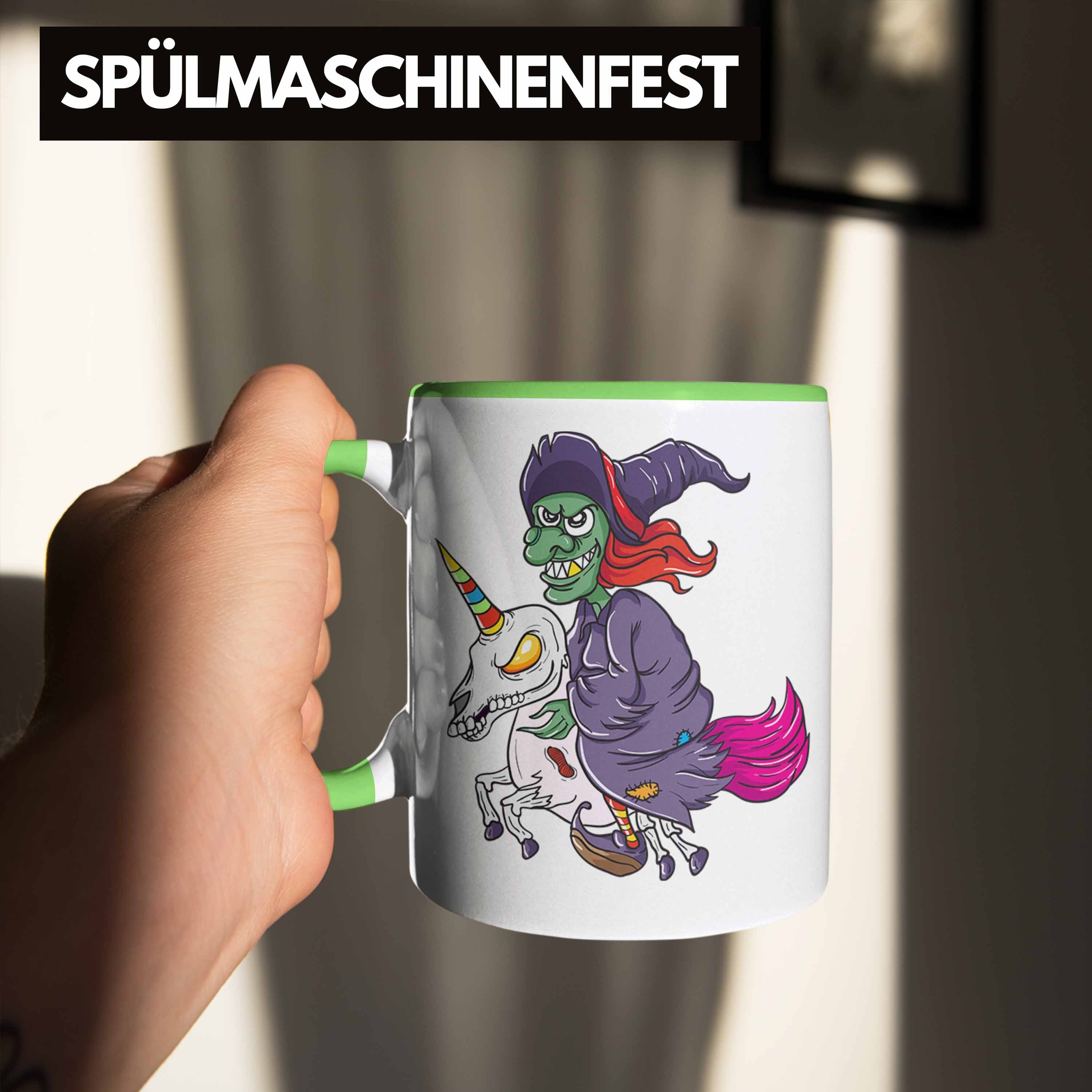 Halloween Becher Skelet Kürbis Tasse Dekoration Trendation Dabbing Tasse Grün