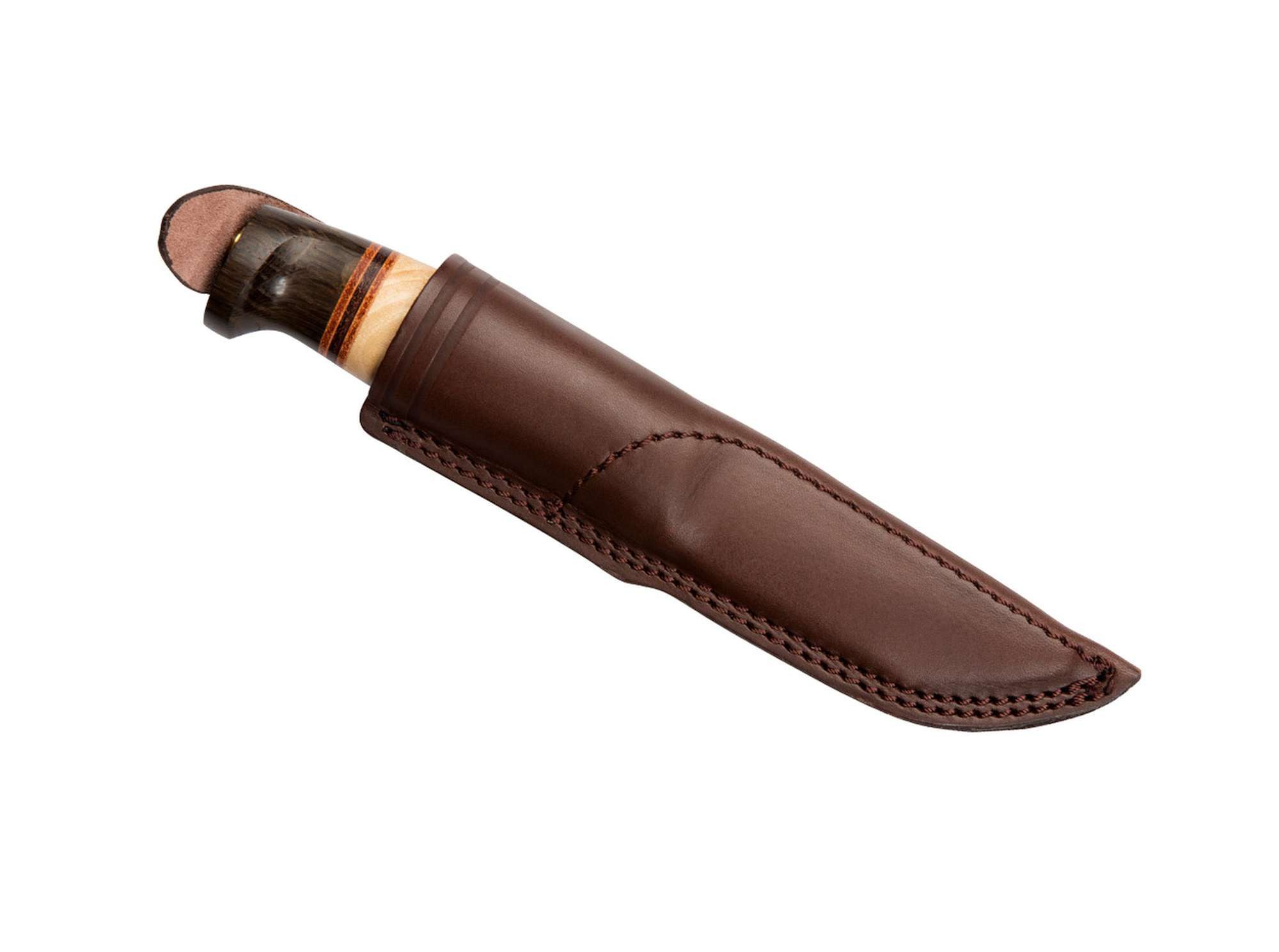 Helle Universalmesser Helle Harding Outdoormesser Laminatstahl Birke Leder