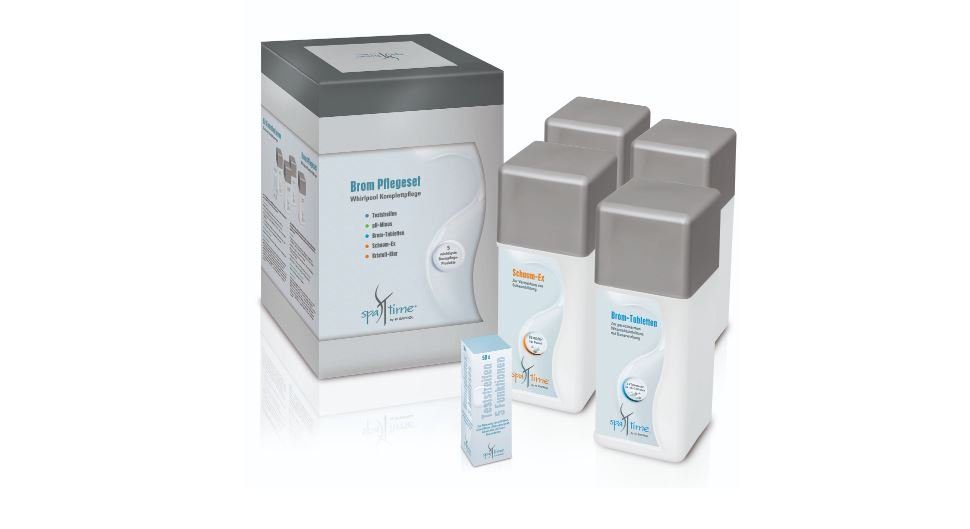 Bayrol Poolpflege SpaTime Brom Starterset Komplettpflegeset, (Whirlpool-Pfl günstig online kaufen