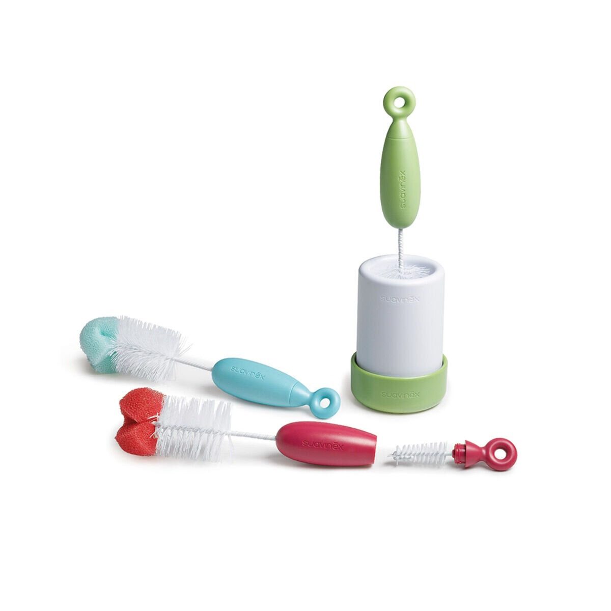 Suavinex Reinigungsbürste Suavinex Duo-Flaschenreiniger-Bürste