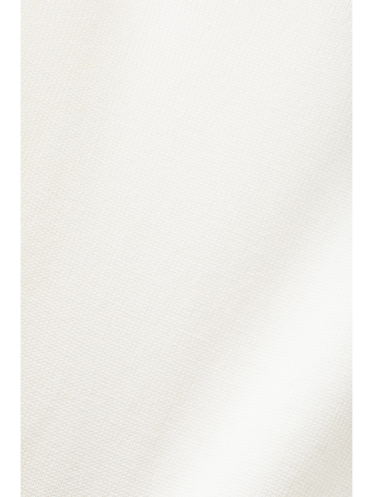 (1-tlg) kurzen Esprit mit Ärmeln Cardigan WHITE Strickjacke Collection