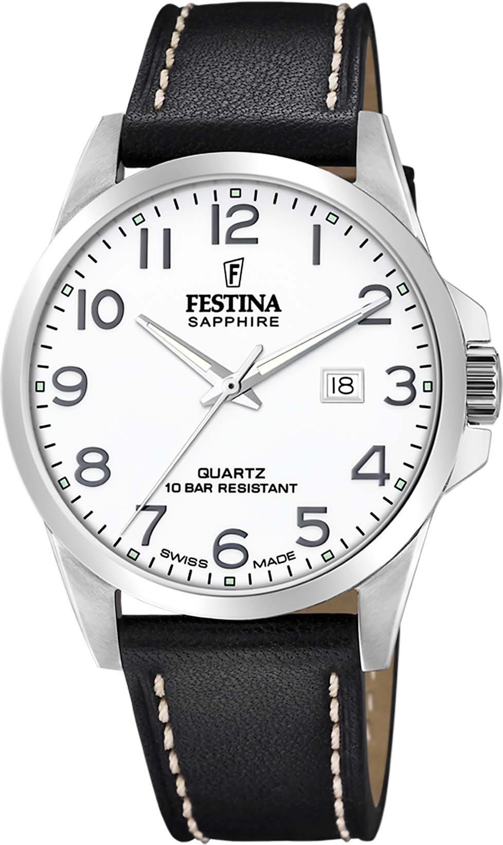 Festina Schweizer Uhr Swiss F20025/1 Made